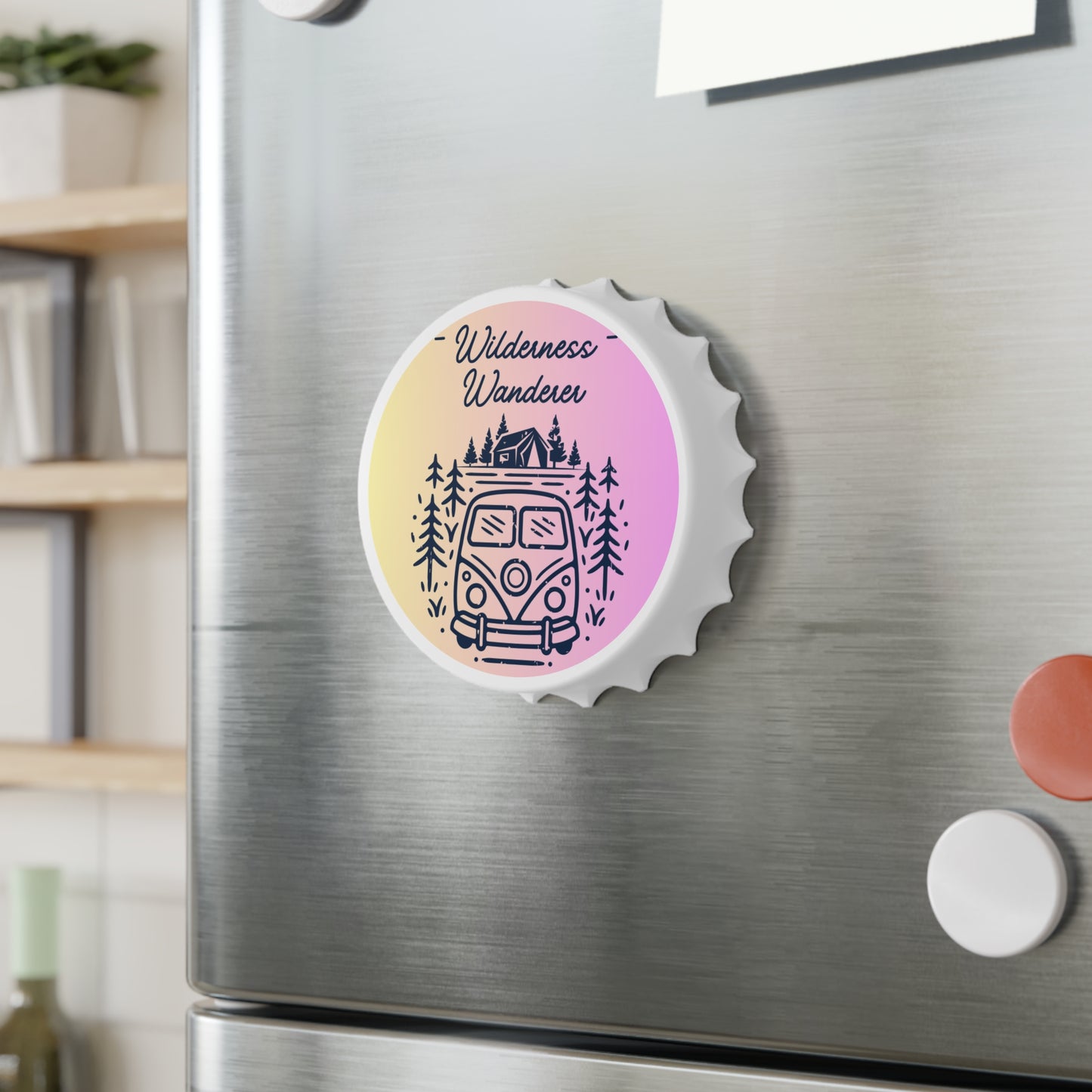 Wilderness Wanderer Bottle Opener Magnet