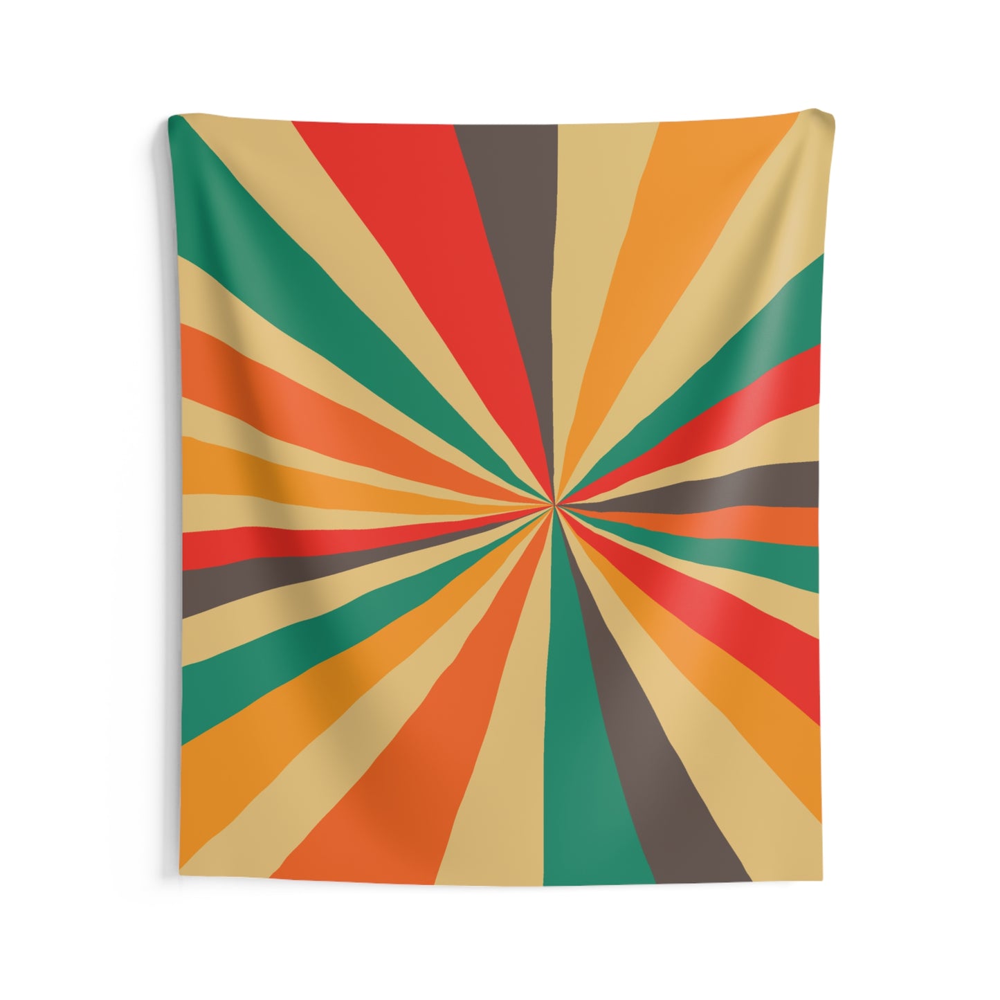 70s Funky Stripes Retro Wall Tapestry