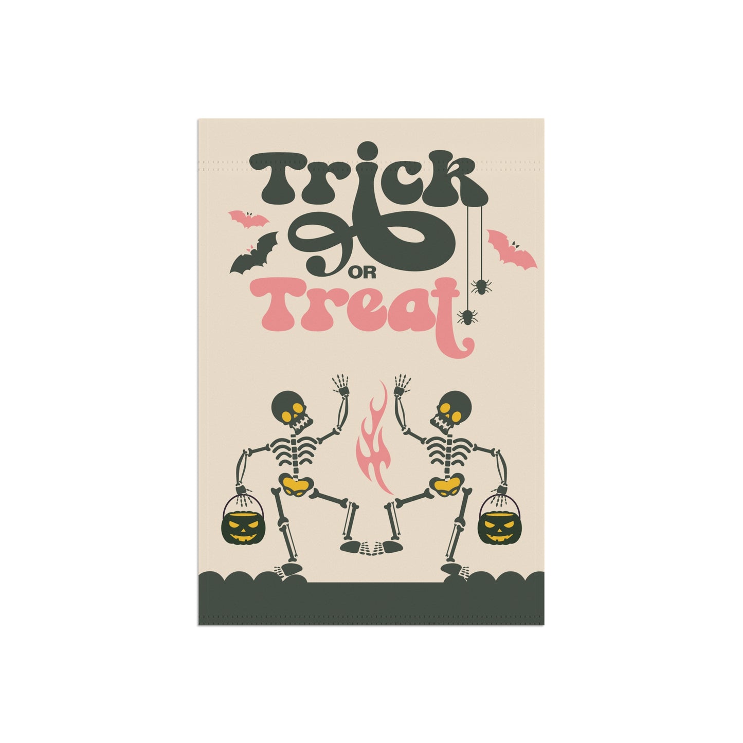 Trick Or Treat Skeletons Garden & House Banner