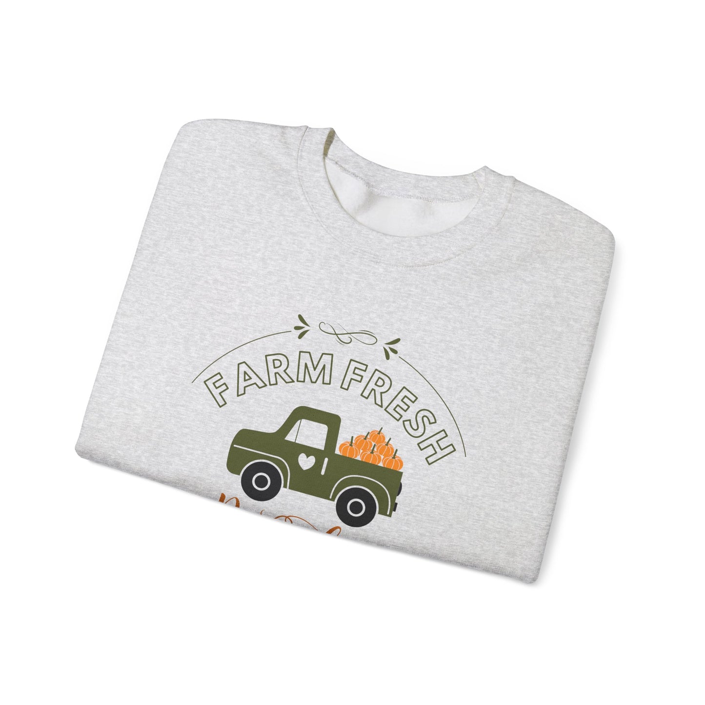 Farm Fresh Pumpkins Vintage Truck Crewneck