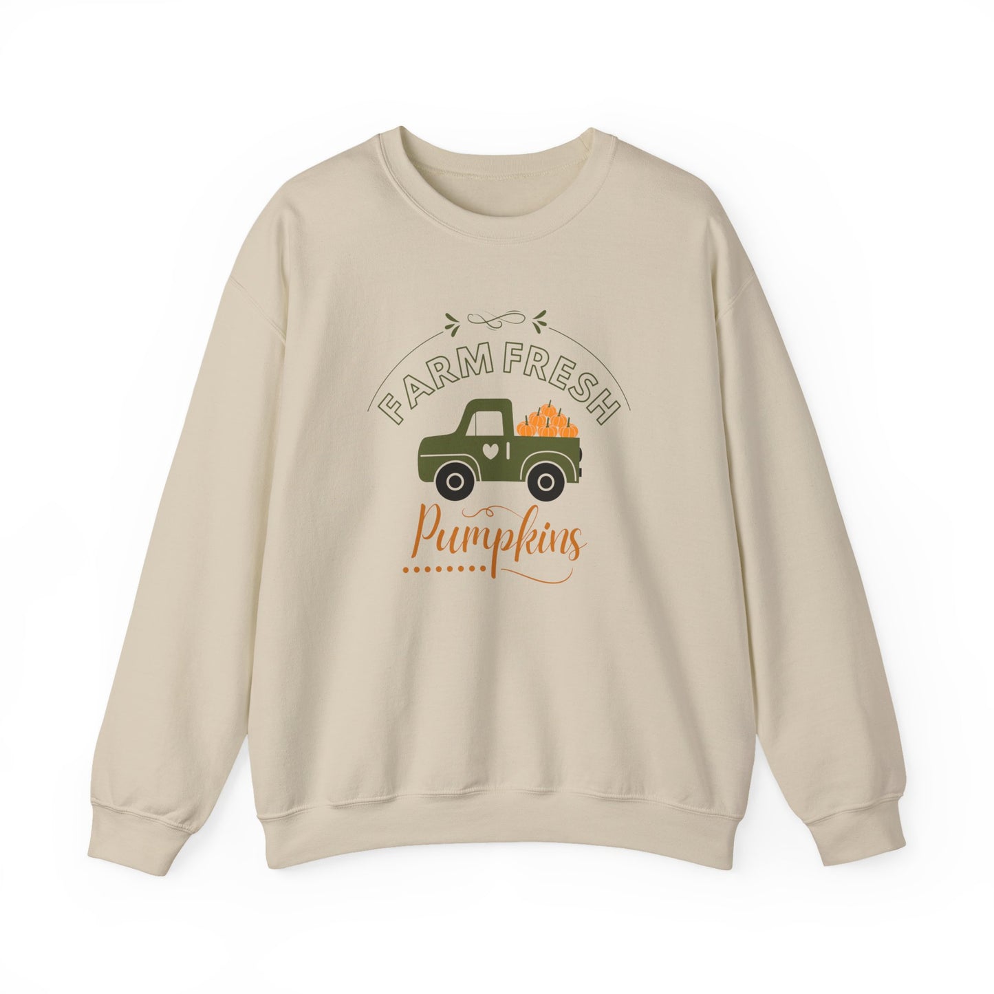 Farm Fresh Pumpkins Vintage Truck Crewneck