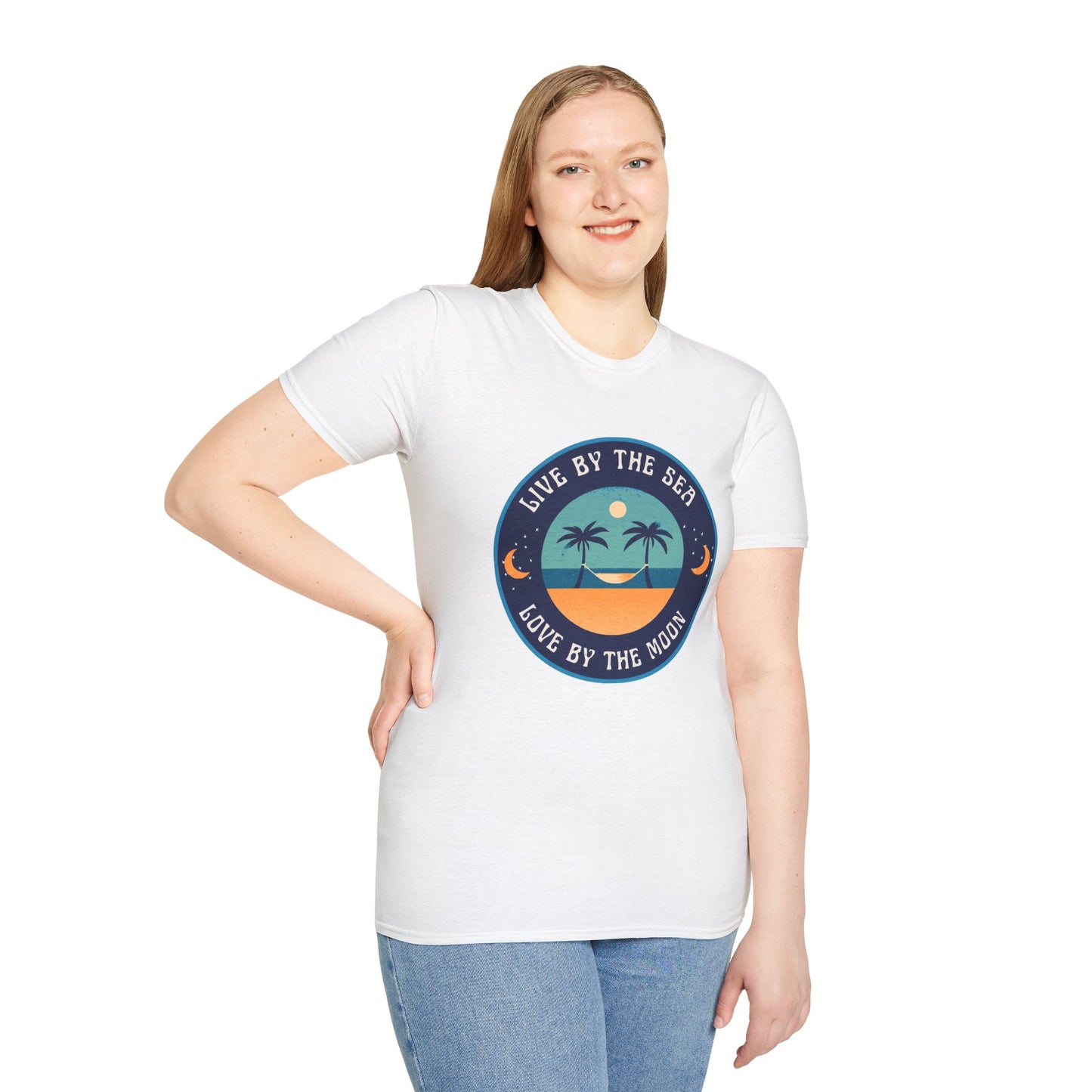 Live By The Sea Love By The Moon Tee