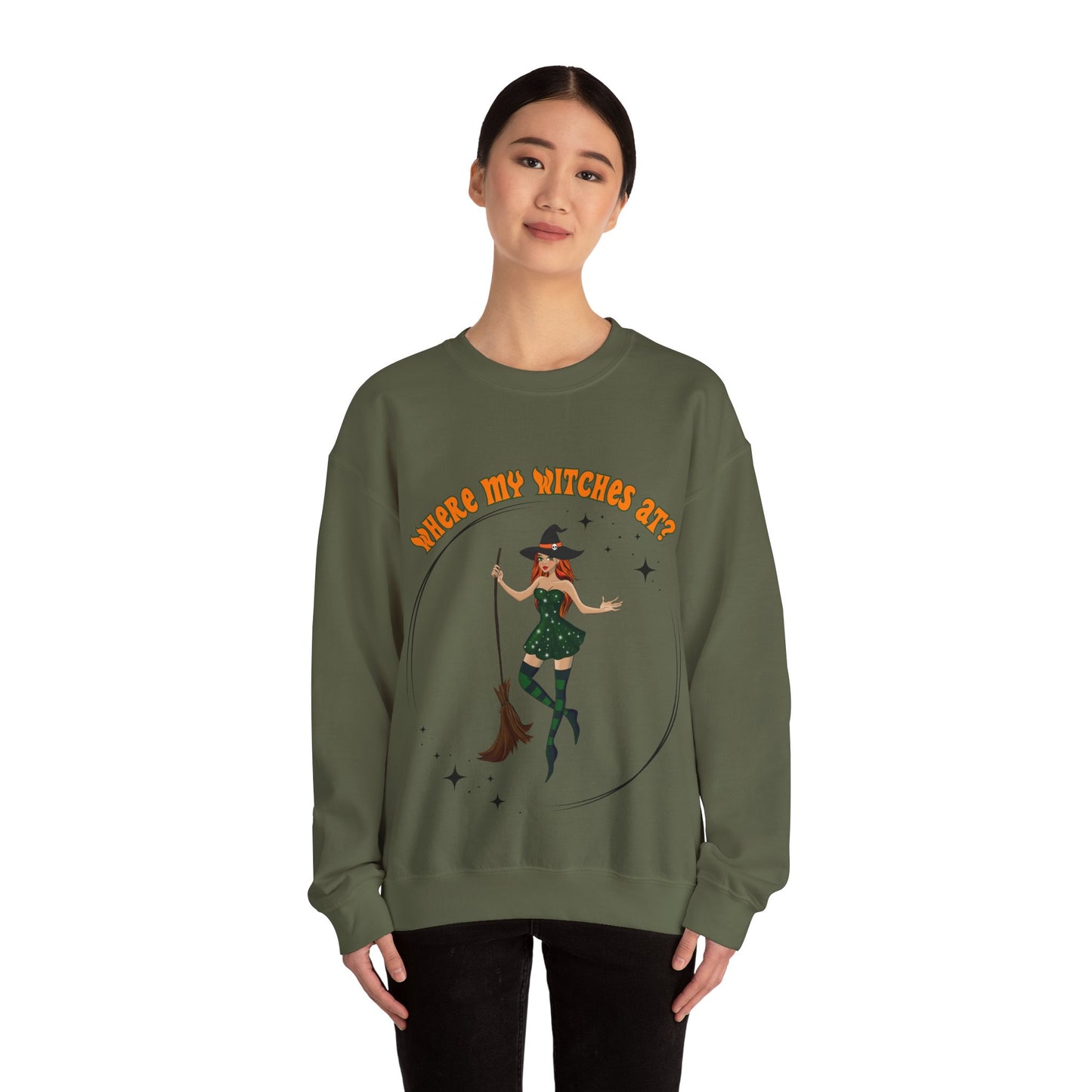 Where My Witches At? Crewneck Sweatshirt