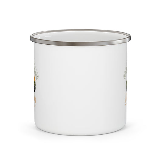 Farm Fresh Pumpkins Enamel Camping Mug