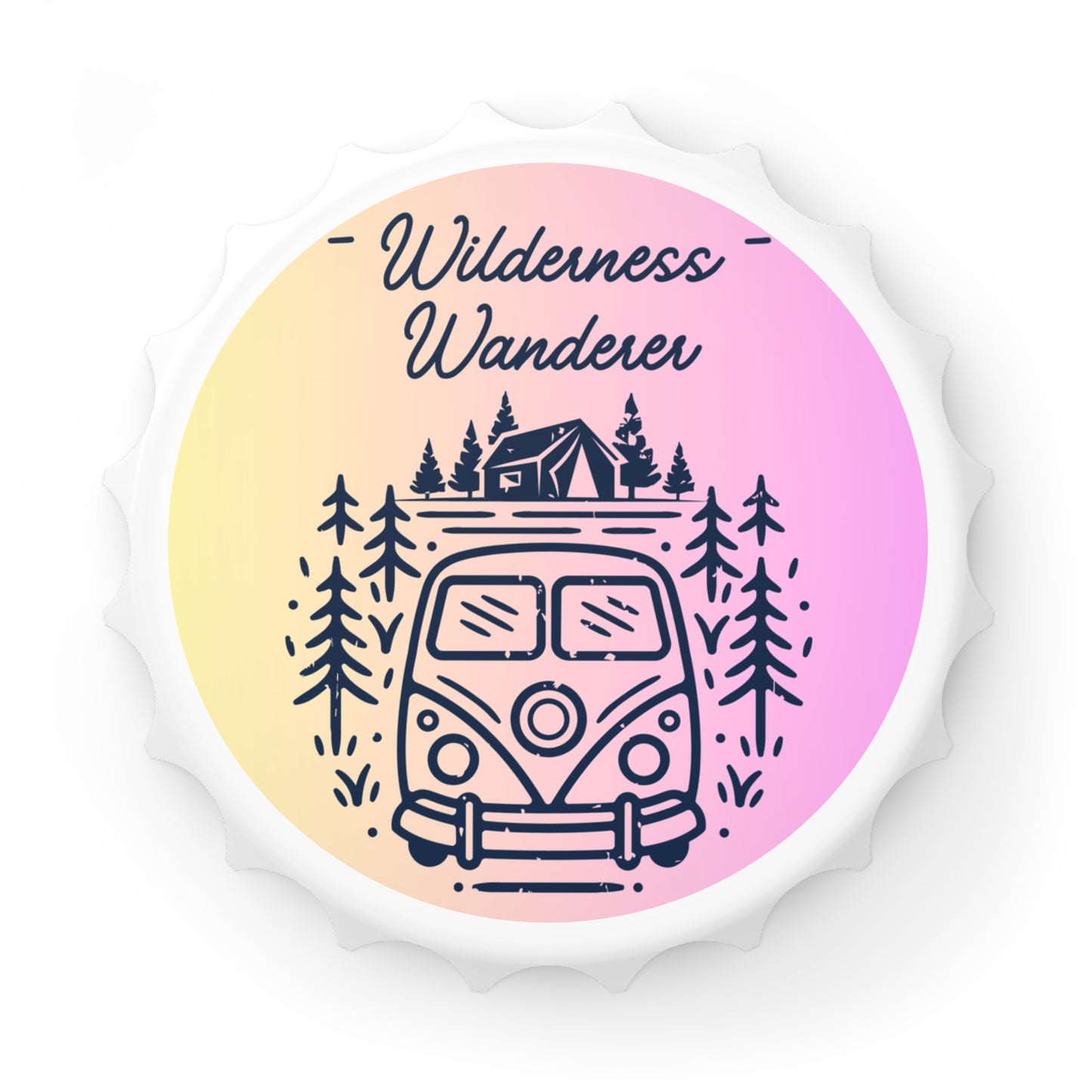 Wilderness Wanderer Bottle Opener Magnet