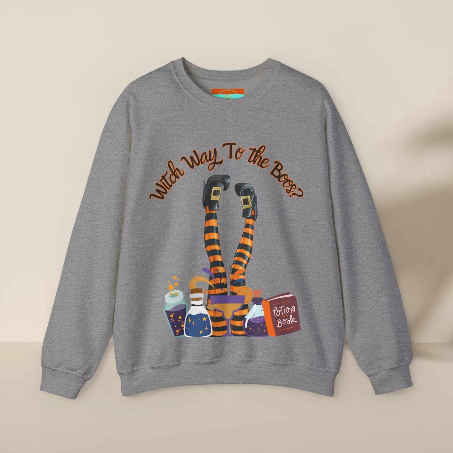 Witch Way To The Boos? Crewneck Sweatshirt