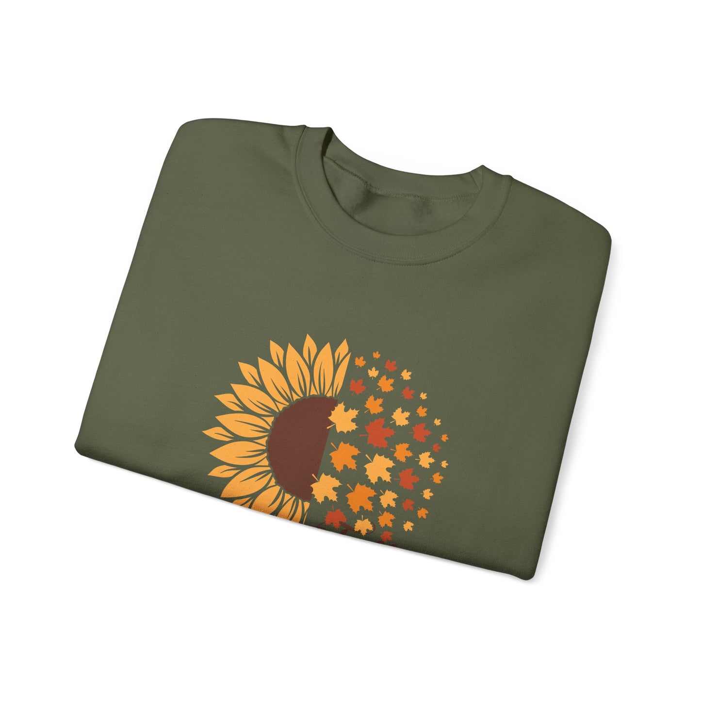 #FallVibes Sunflower Crewneck Sweatshirt
