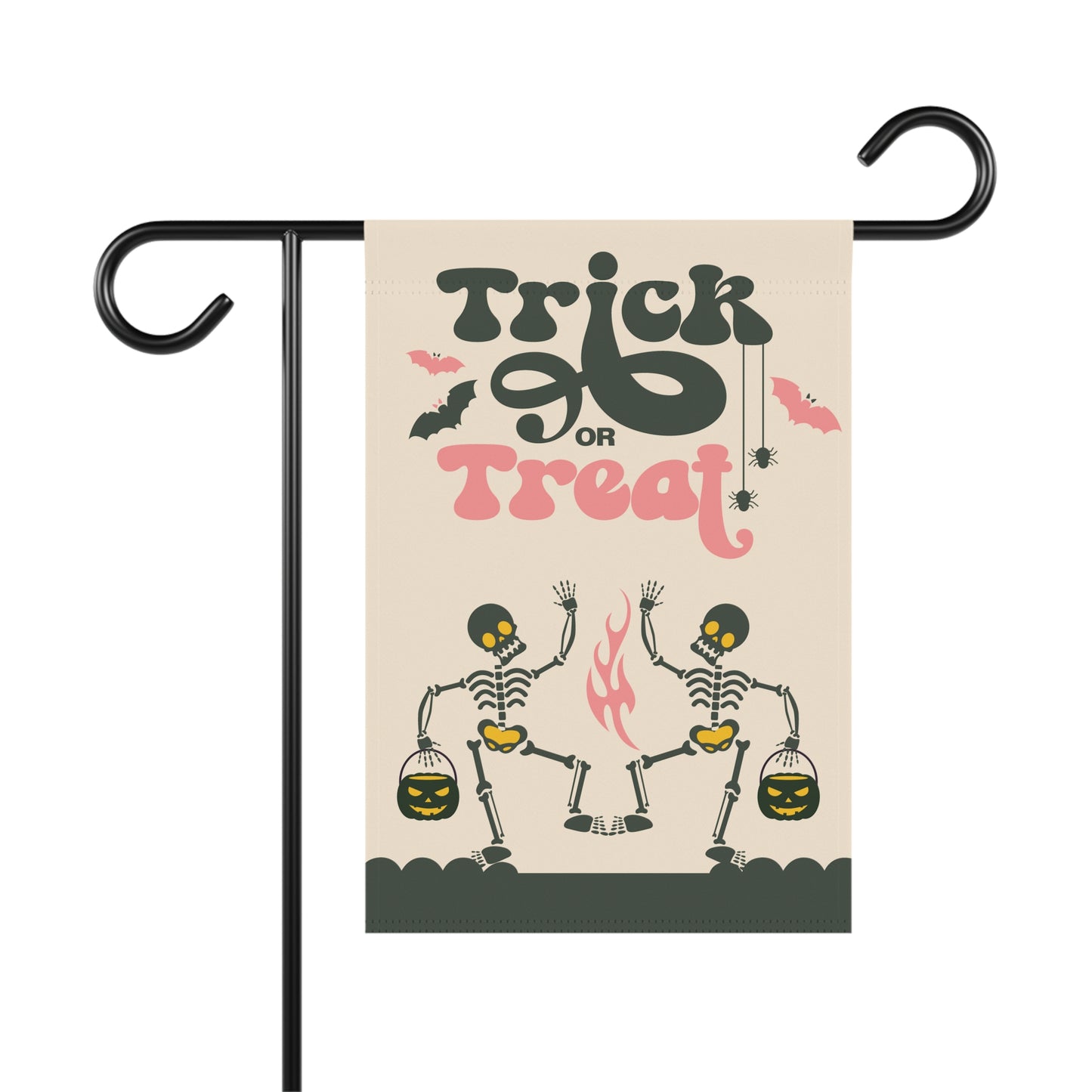 Trick Or Treat Skeletons Garden & House Banner