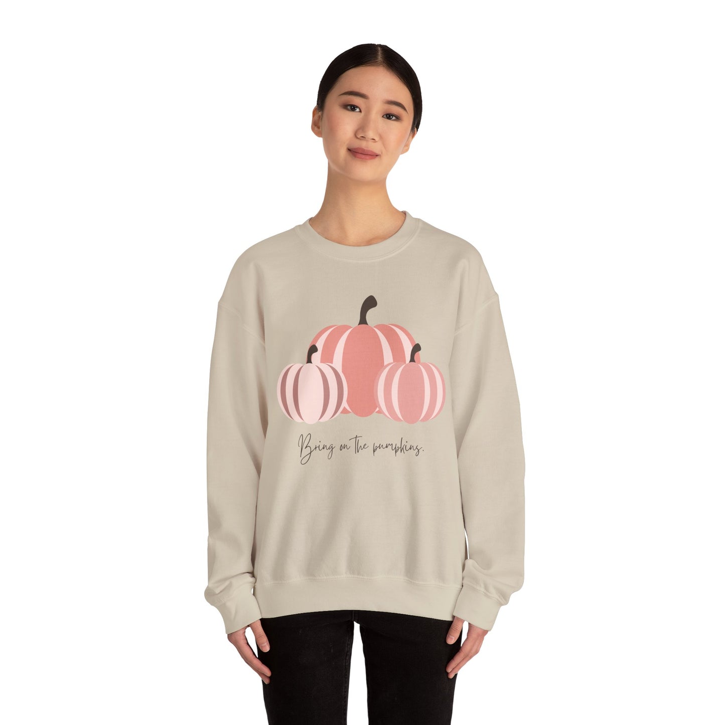 Bring On The Pumpkins Cozy Crewneck Sweatshirt
