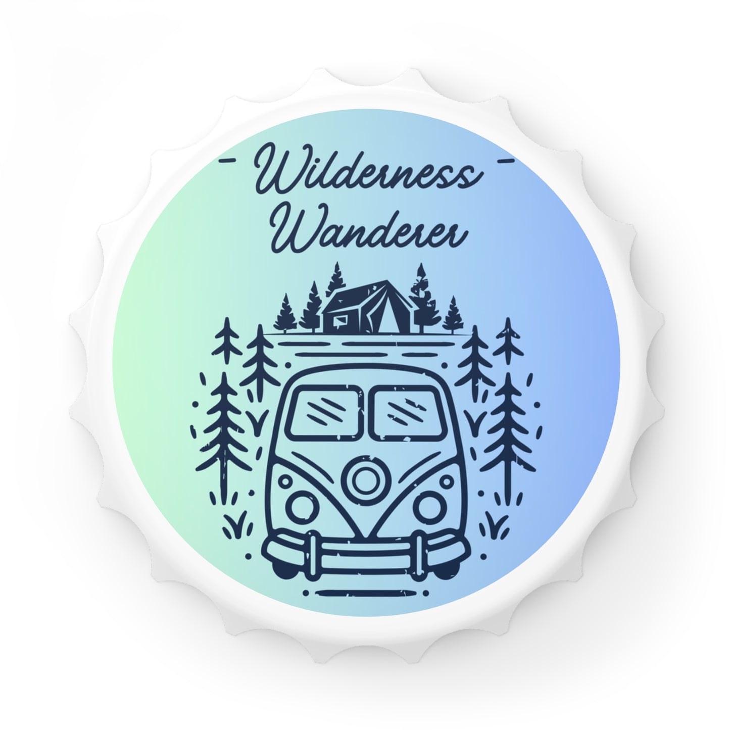 Wilderness Wanderer Bottle Opener Magnet