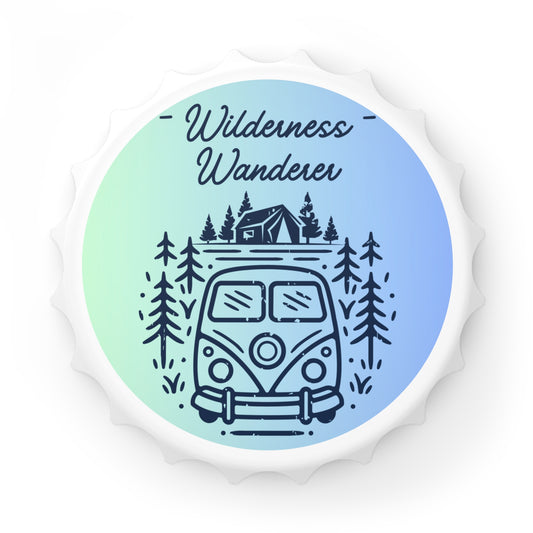 Wilderness Wanderer Bottle Opener Magnet
