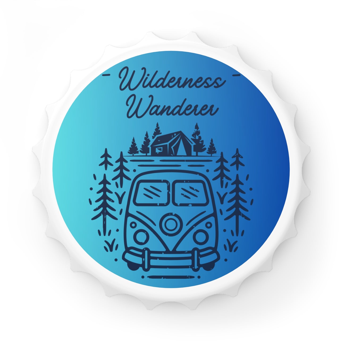 Wilderness Wanderer Bottle Opener Magnet