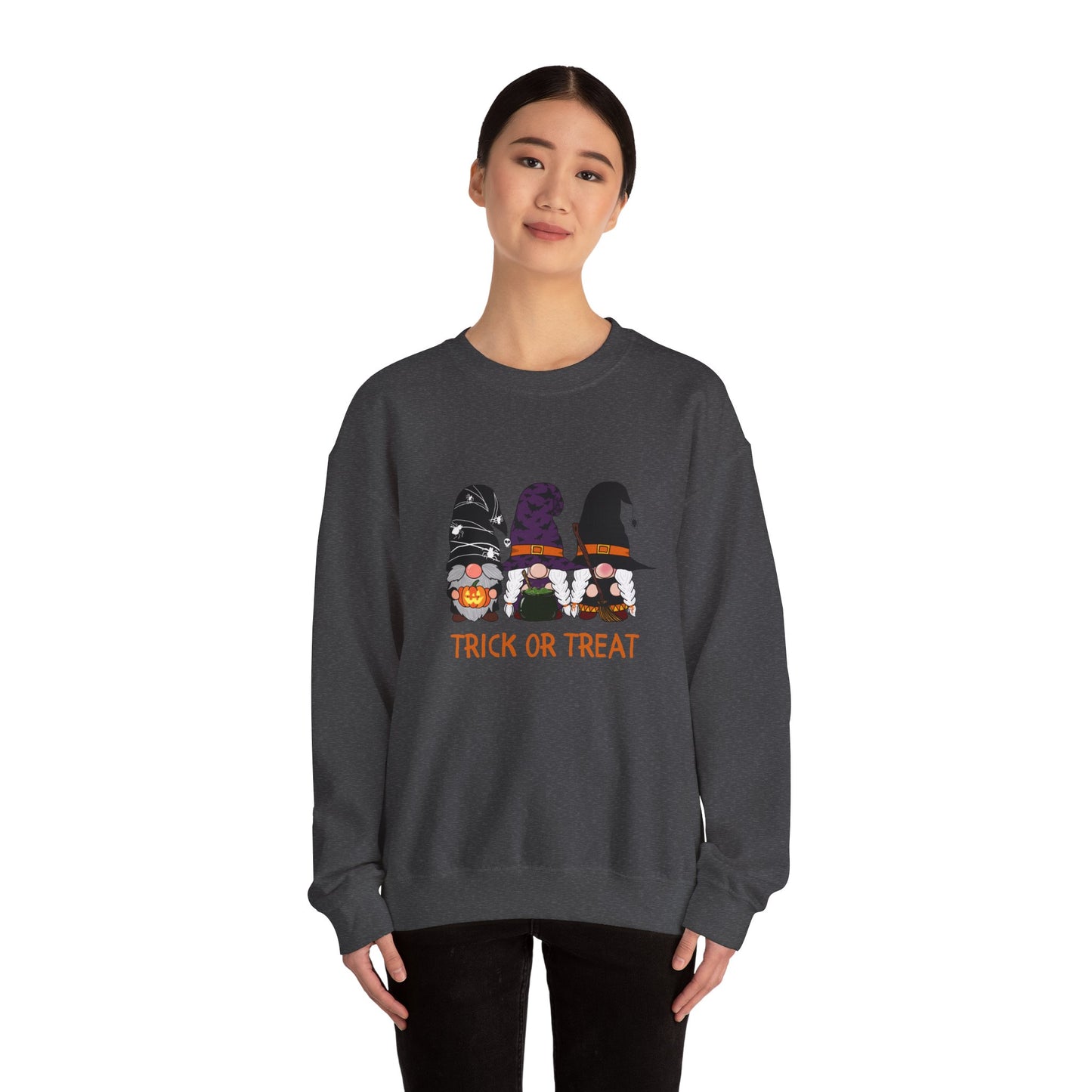 Trick or Treat Gnomes Crewneck Sweatshirt