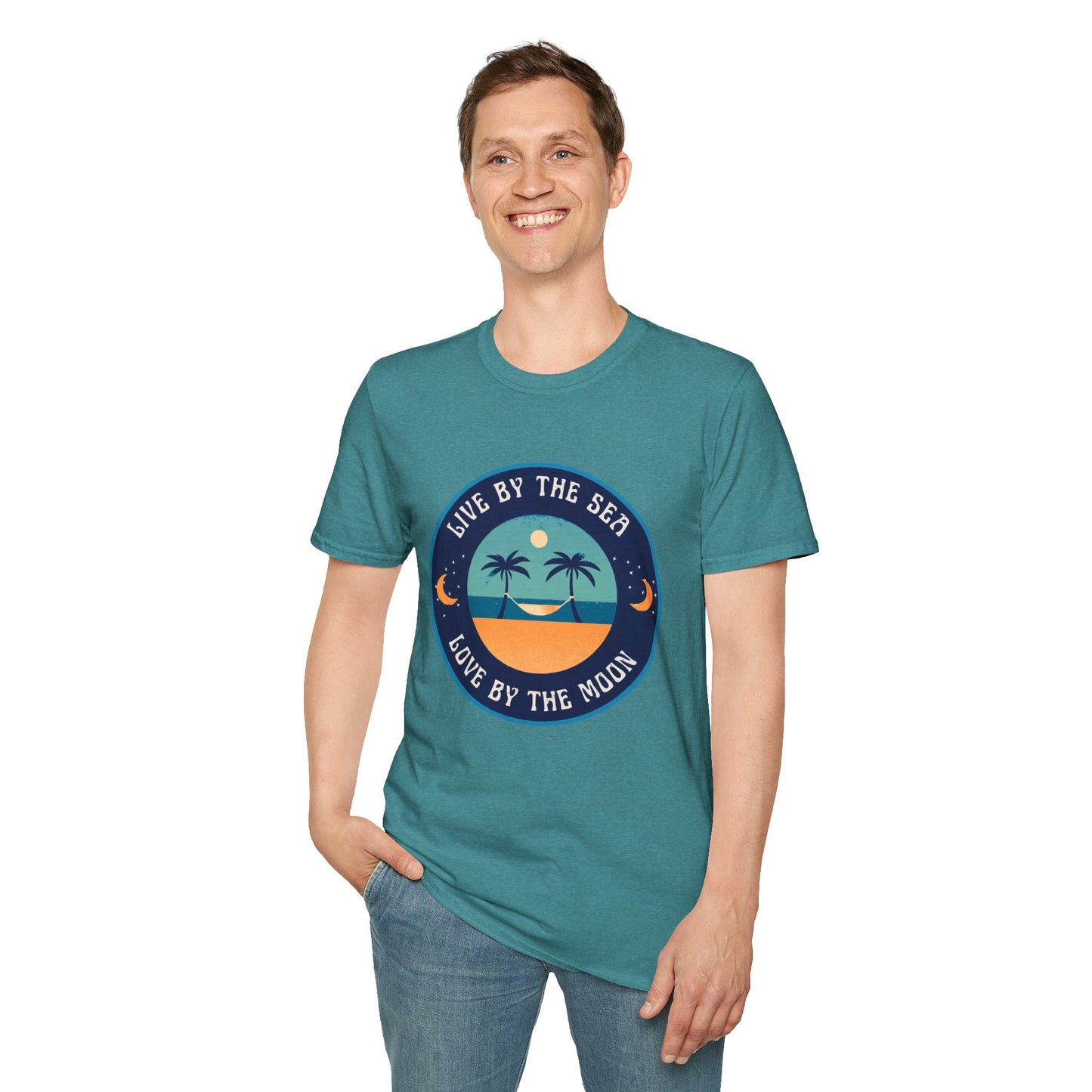 Live By The Sea Love By The Moon Tee
