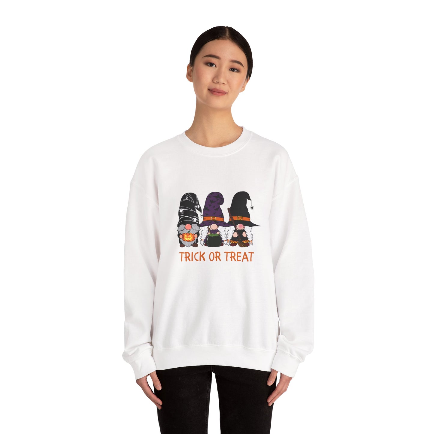 Trick or Treat Gnomes Crewneck Sweatshirt