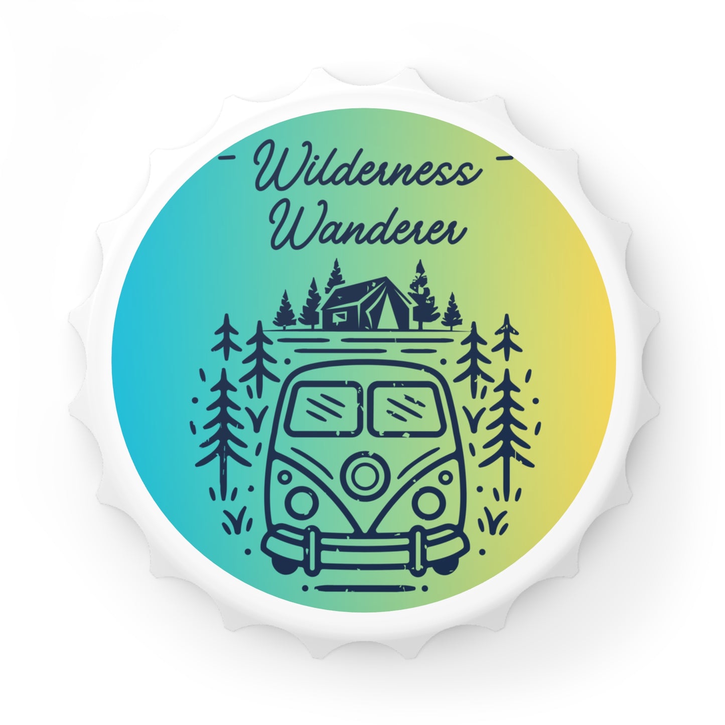 Wilderness Wanderer Bottle Opener Magnet