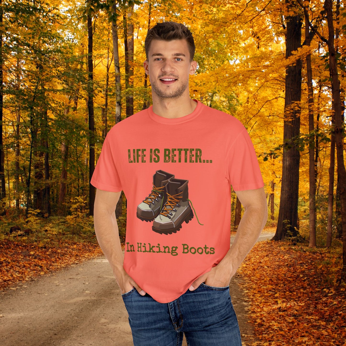 Life Is Better...In Hiking Boots Unisex Graphic T-shirt