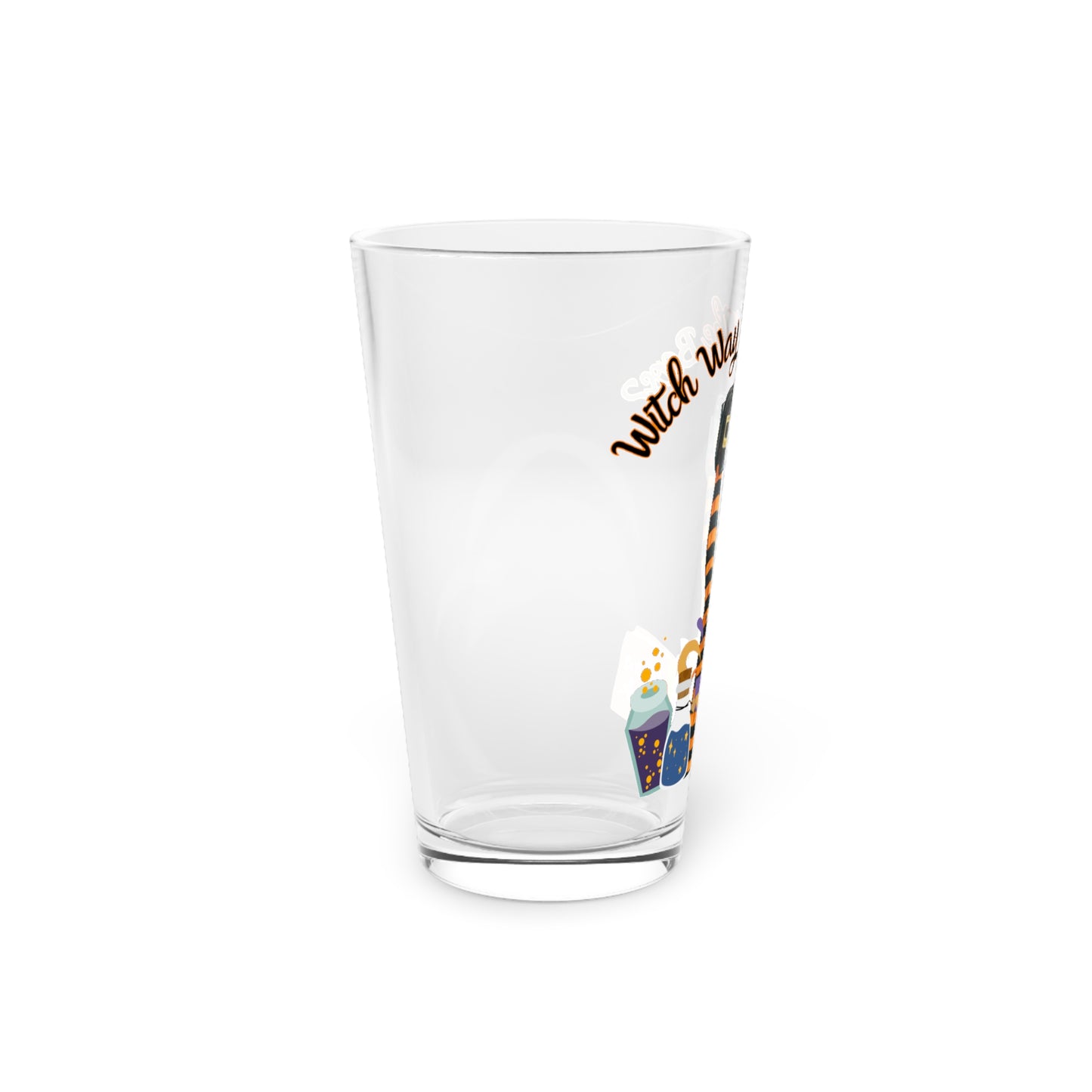 Witch Way To The Boos? 16oz Pint Glass