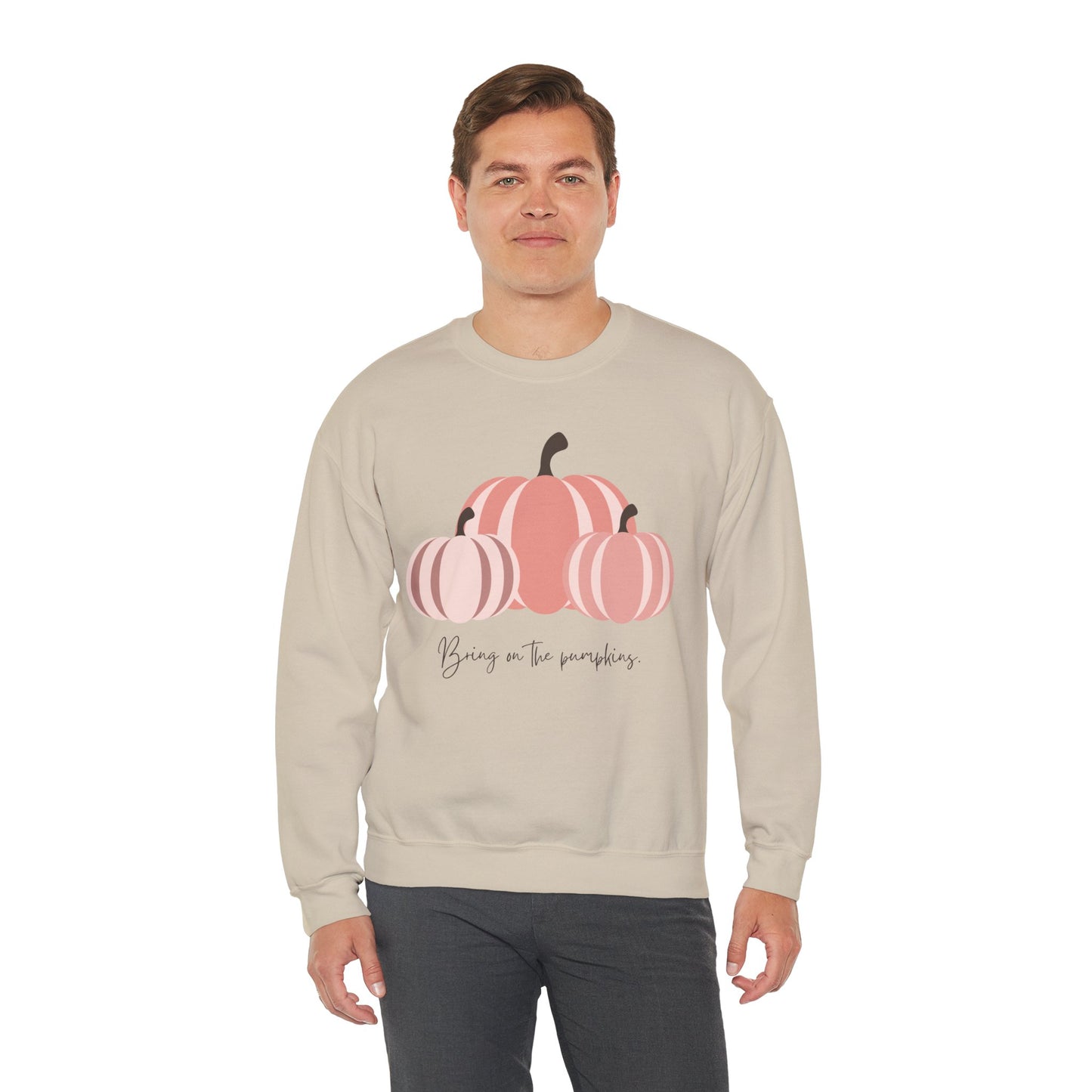 Bring On The Pumpkins Cozy Crewneck Sweatshirt