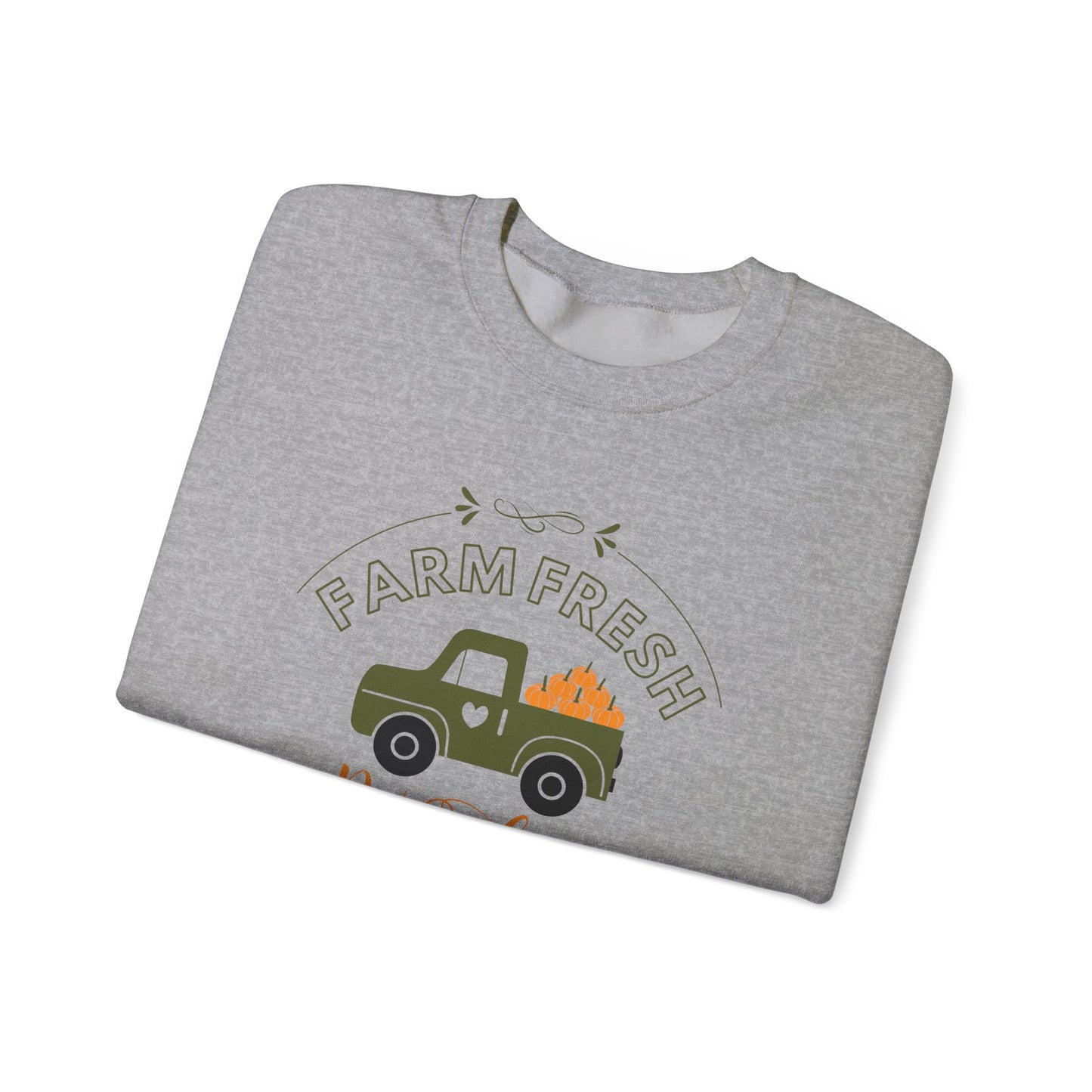Farm Fresh Pumpkins Vintage Truck Crewneck