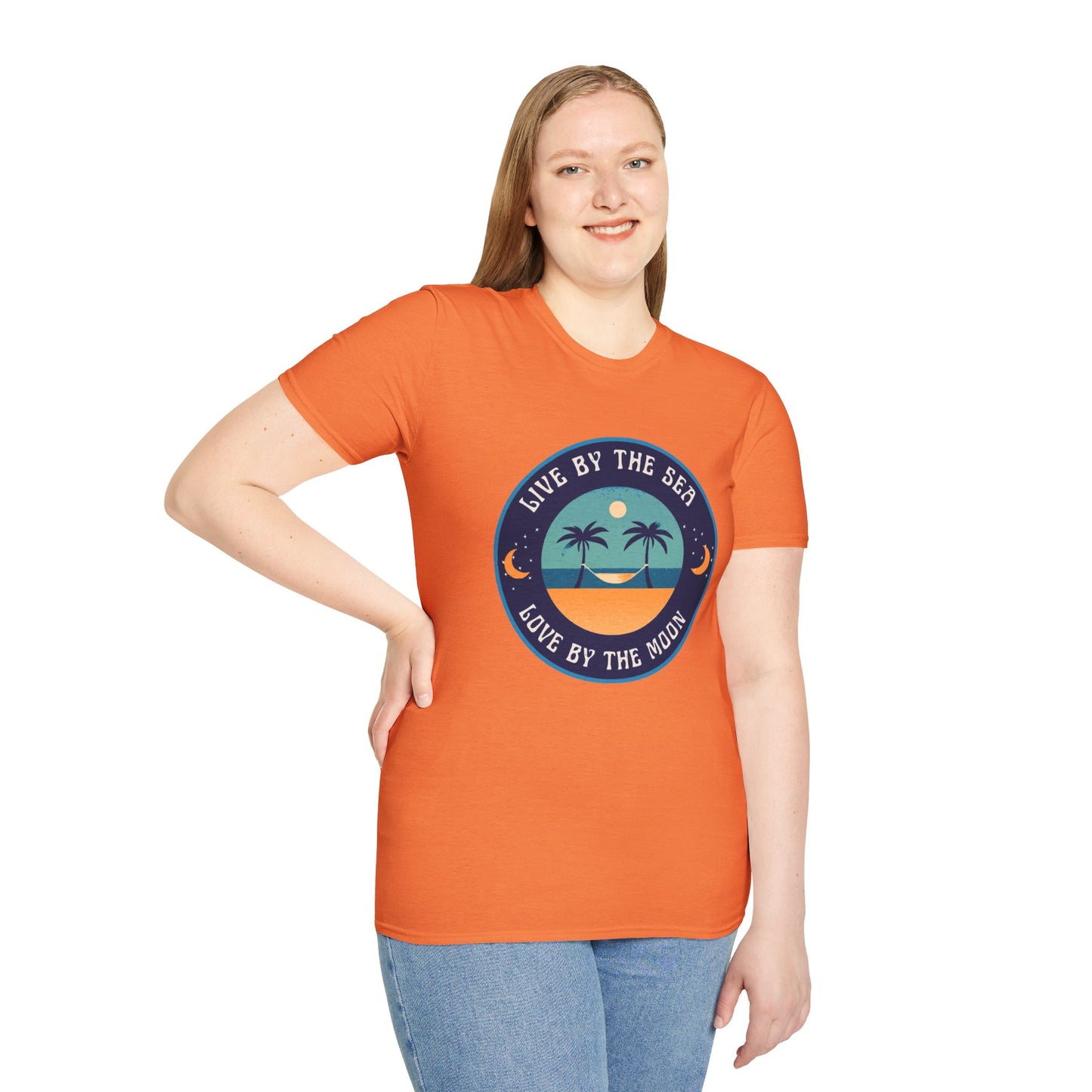 Live By The Sea Love By The Moon Tee