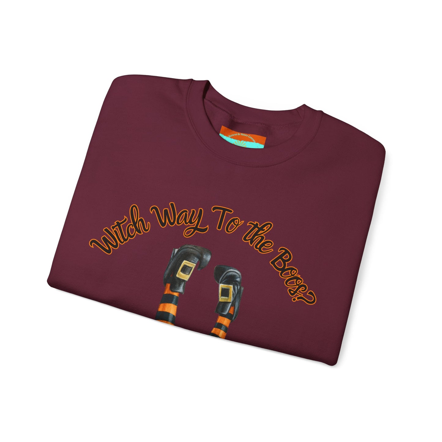 Witch Way To The Boos? Crewneck Sweatshirt
