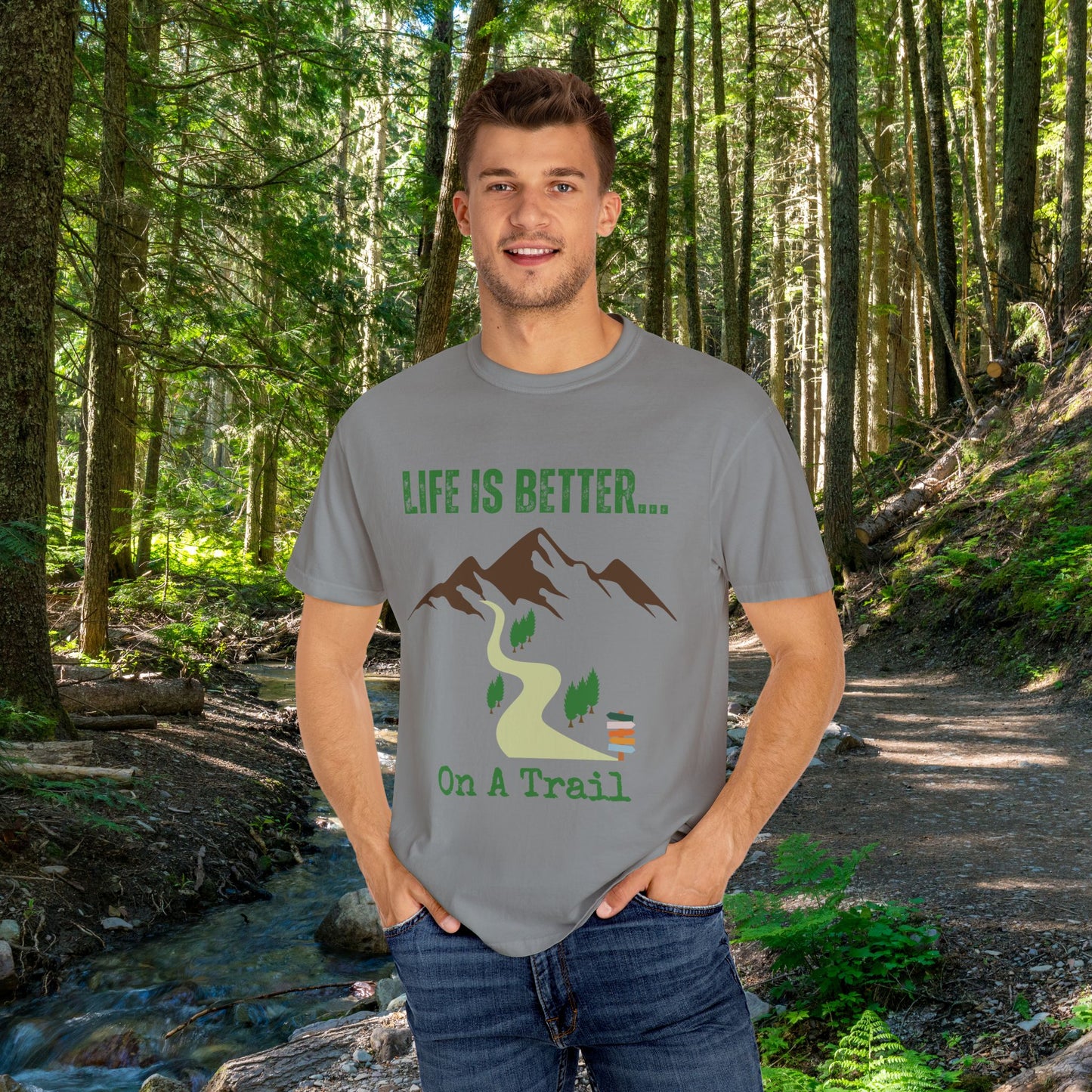 Life Is Better...On A Trail Unisex Graphic T-shirt