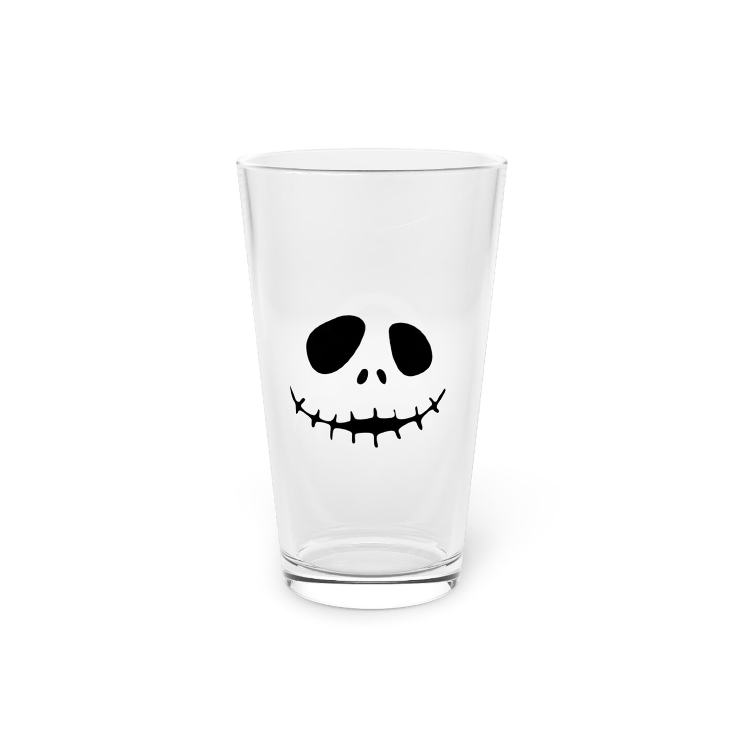 Spooky Pumpkin Face 16oz Pint Glass