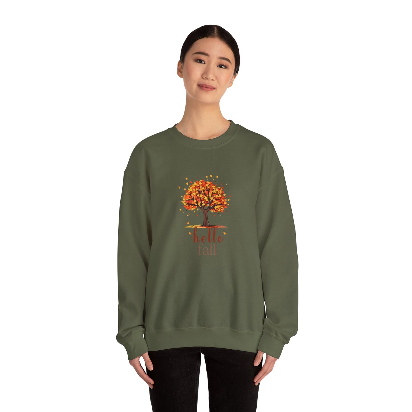Hello Fall Cozy Crewneck Sweatshirt