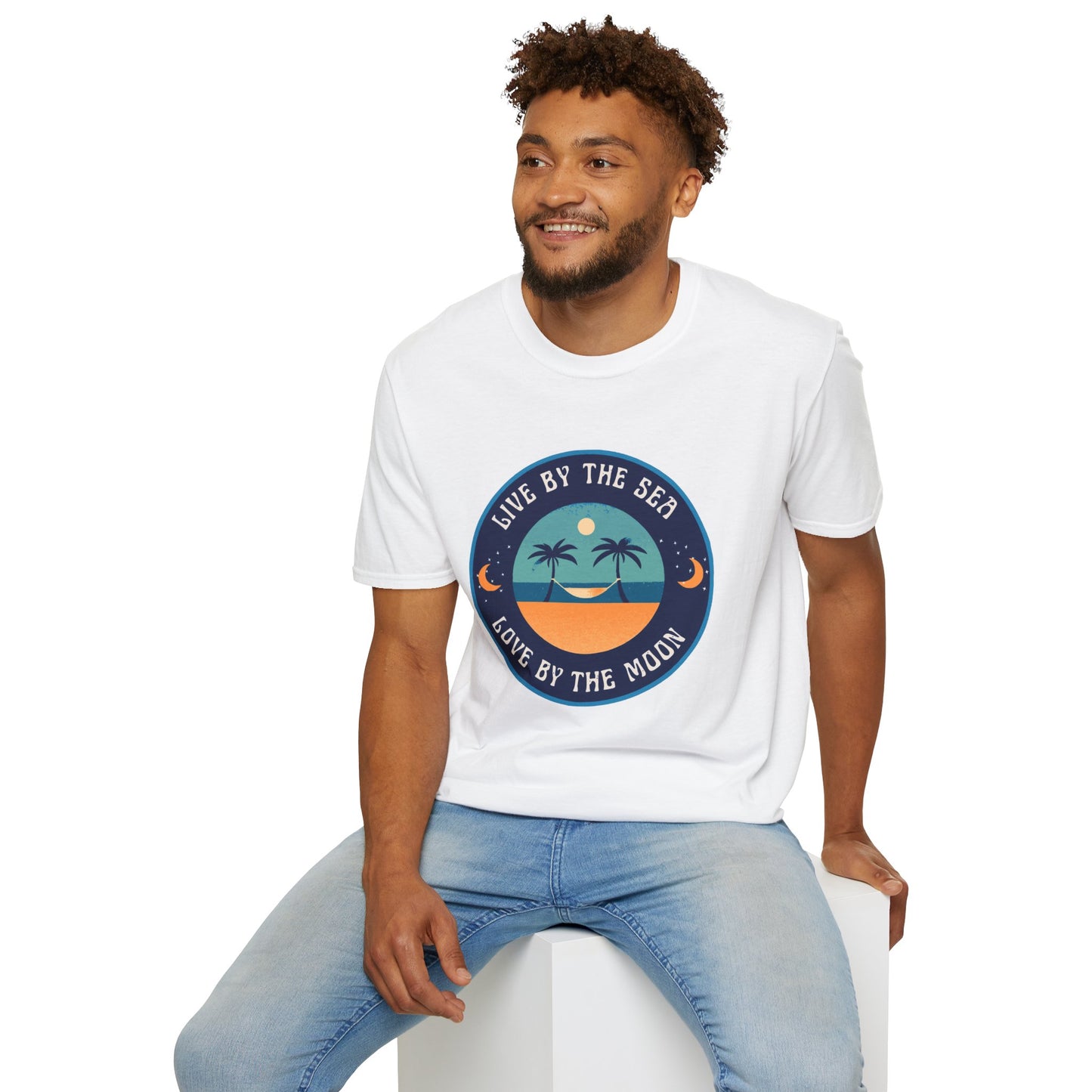 Live By The Sea Love By The Moon Tee