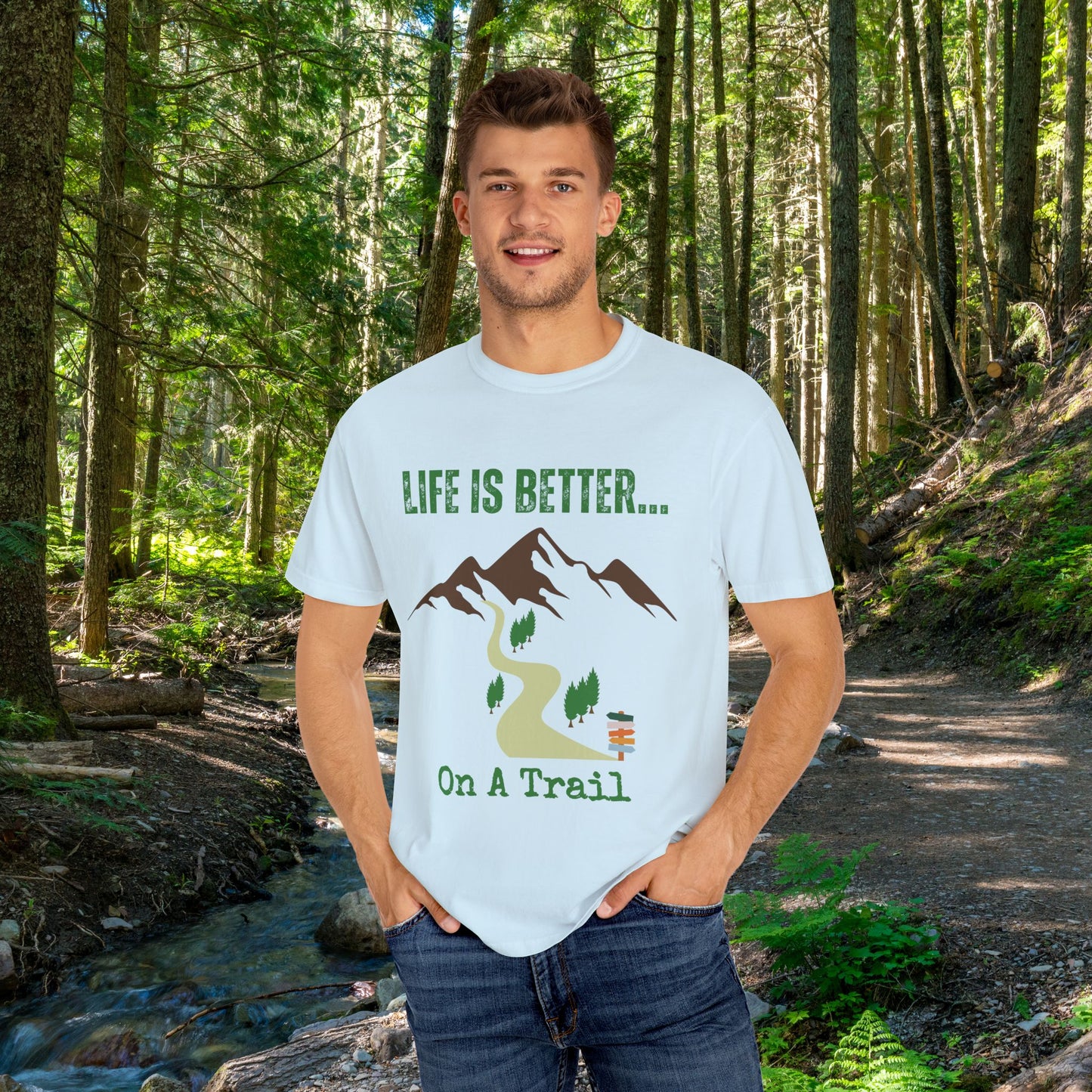Life Is Better...On A Trail Unisex Graphic T-shirt