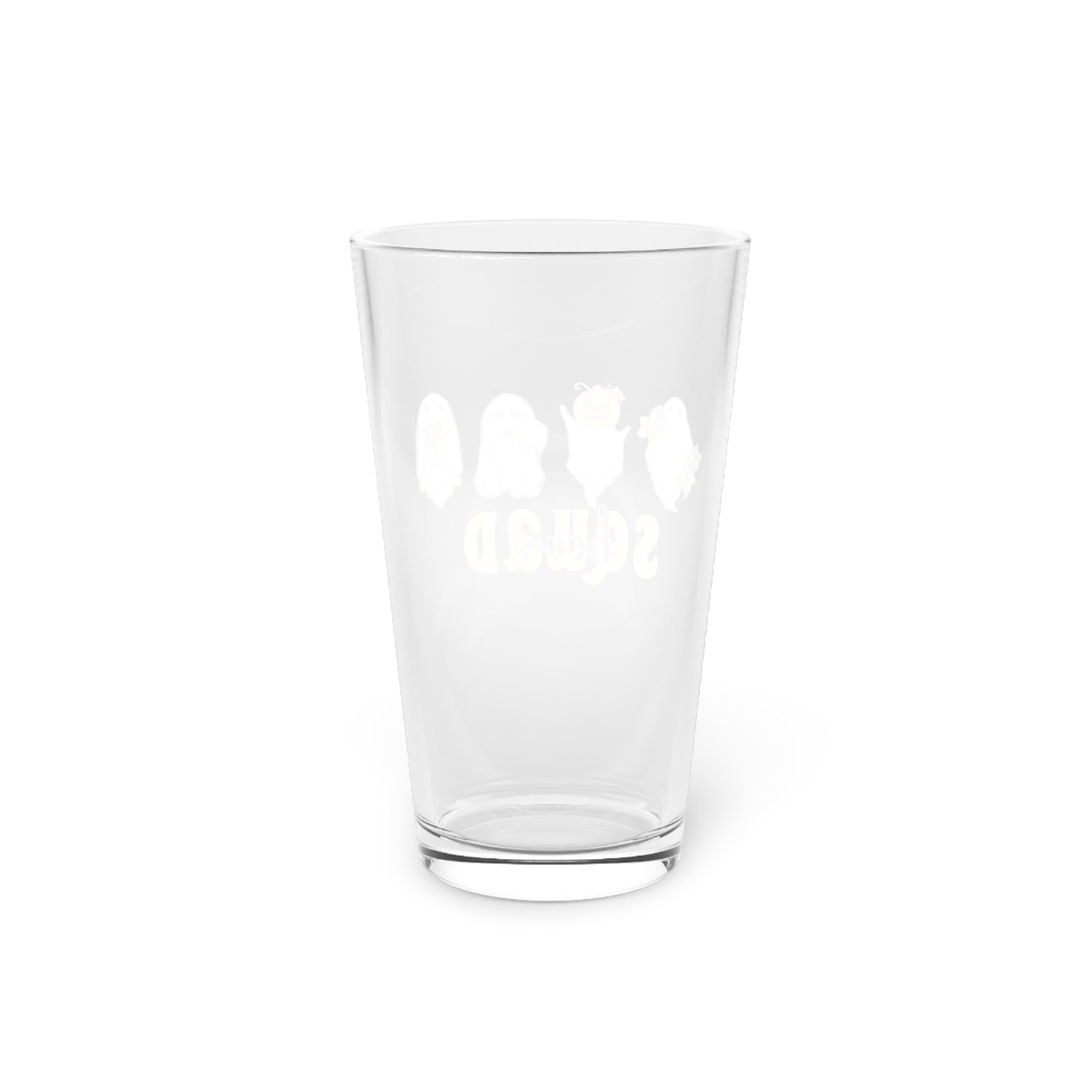 Boos Squad Halloween 16oz Pint Glass