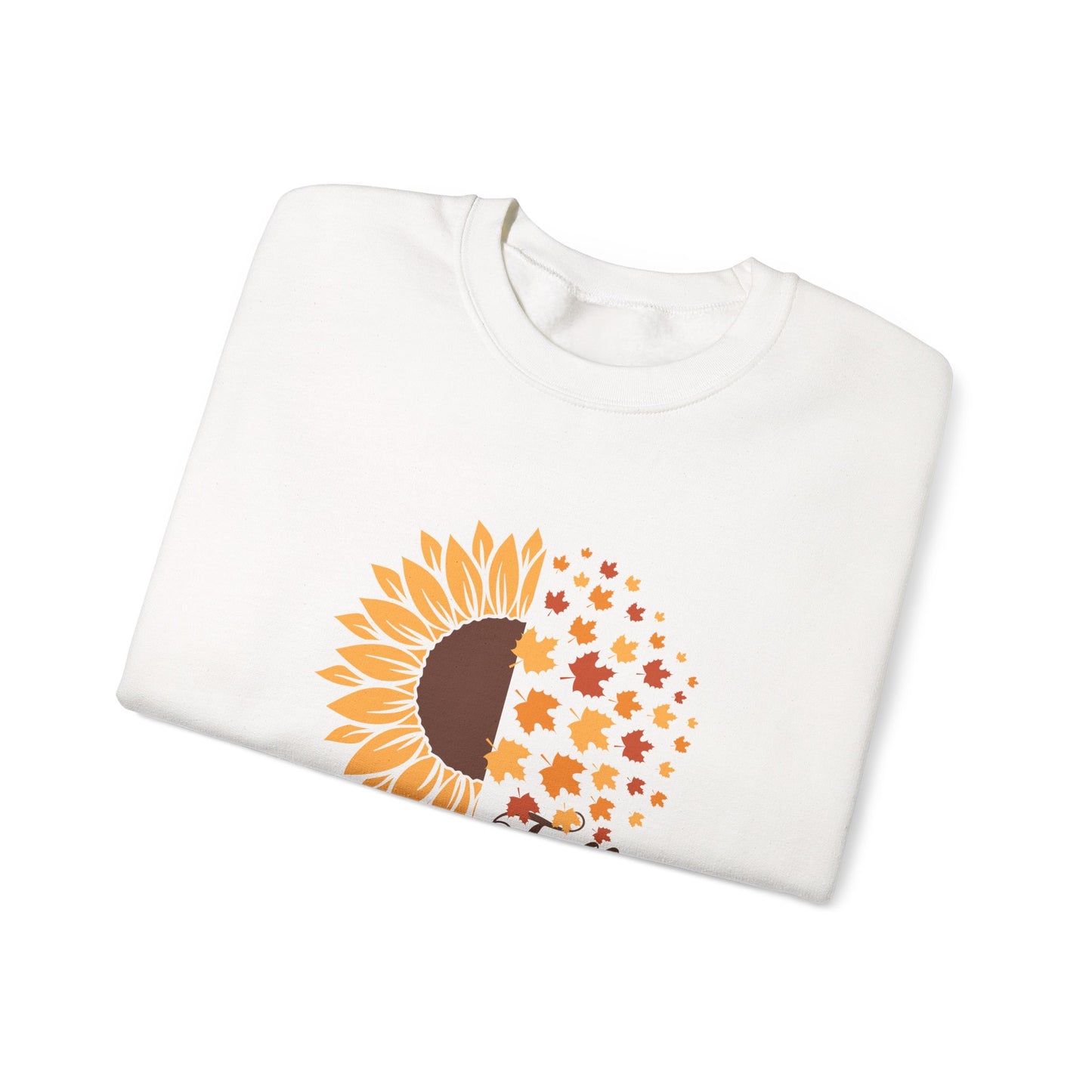 #FallVibes Sunflower Crewneck Sweatshirt