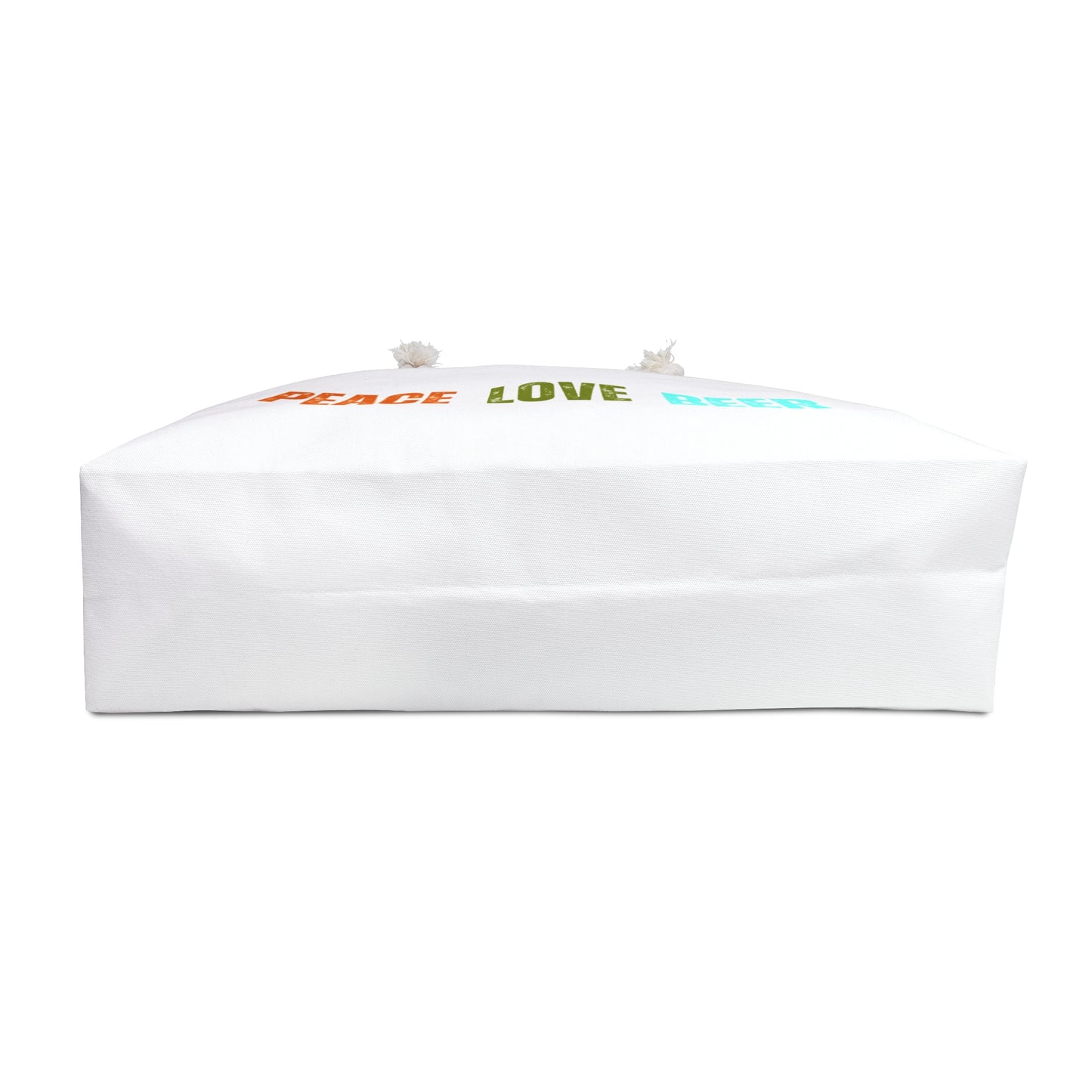 Peace Love Beer Canvas Weekender Bag