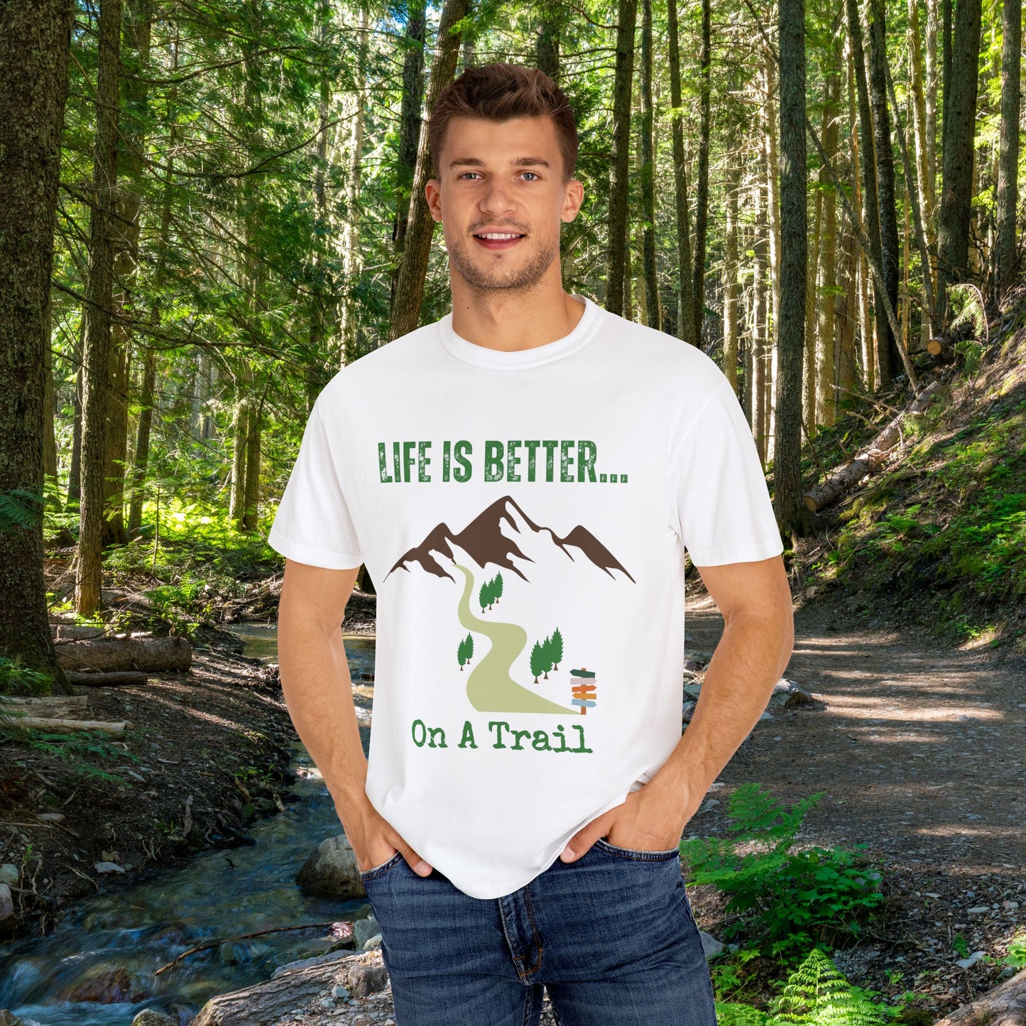 Life Is Better...On A Trail Unisex Graphic T-shirt