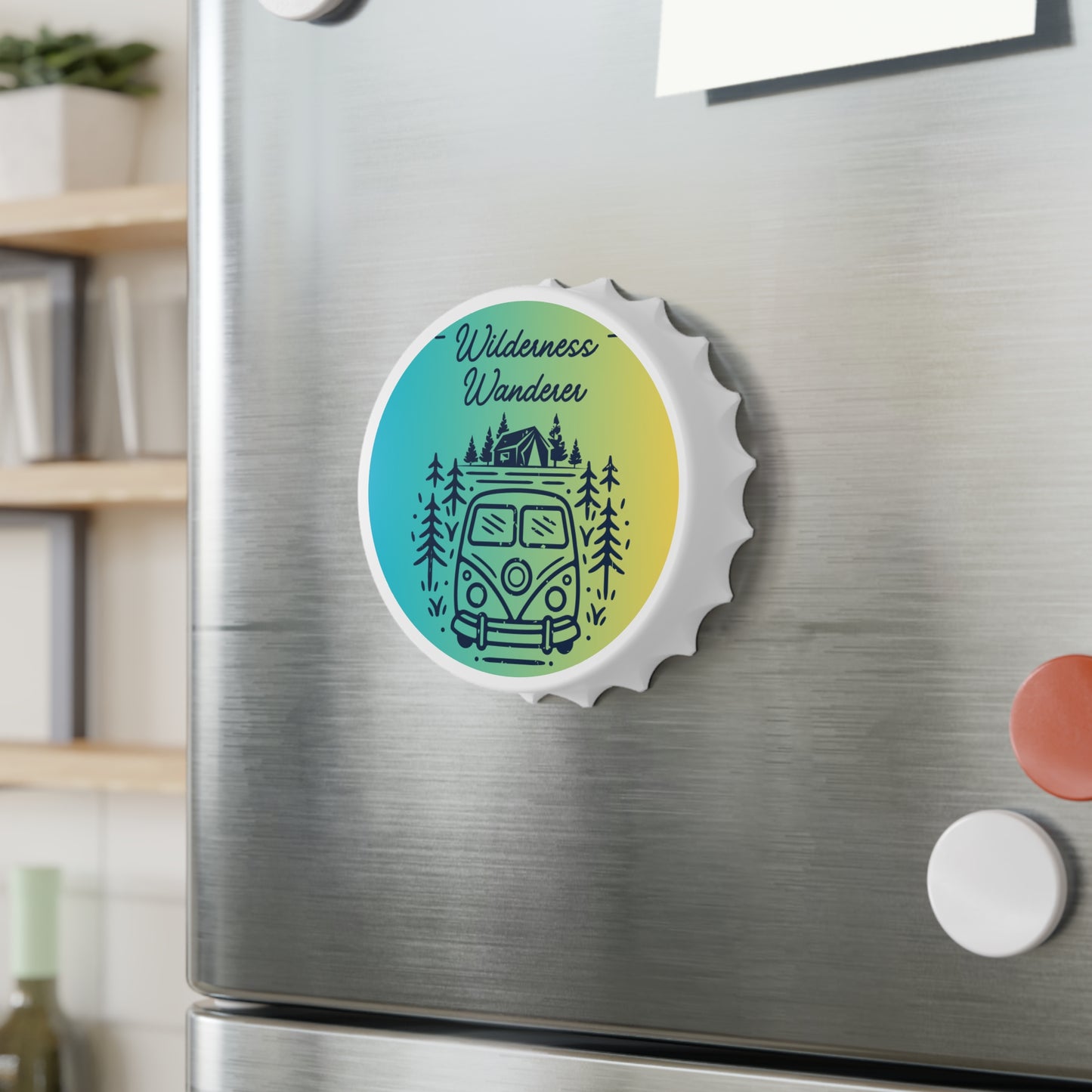 Wilderness Wanderer Bottle Opener Magnet