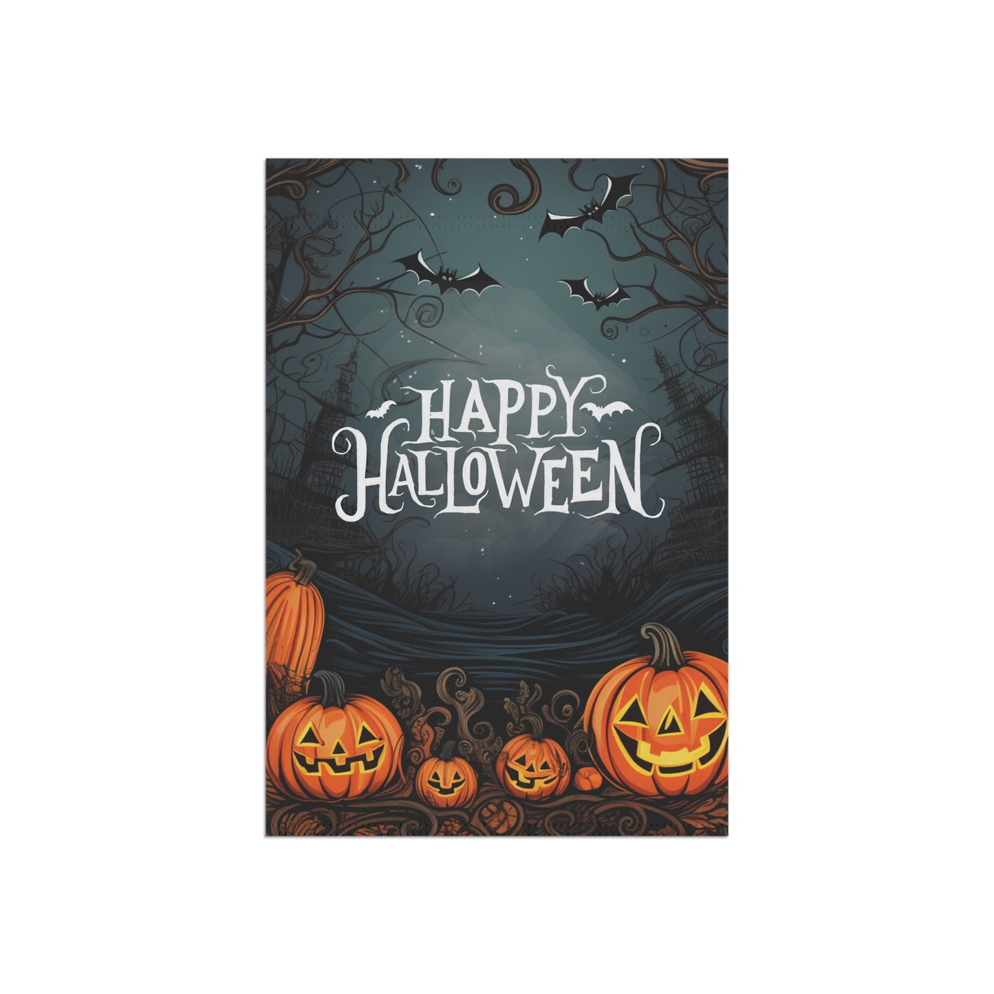 Happy Halloween Jack O' Lanterns Garden & House Banner