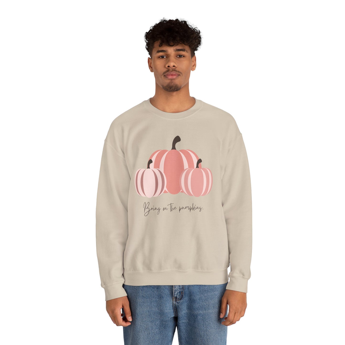 Bring On The Pumpkins Cozy Crewneck Sweatshirt