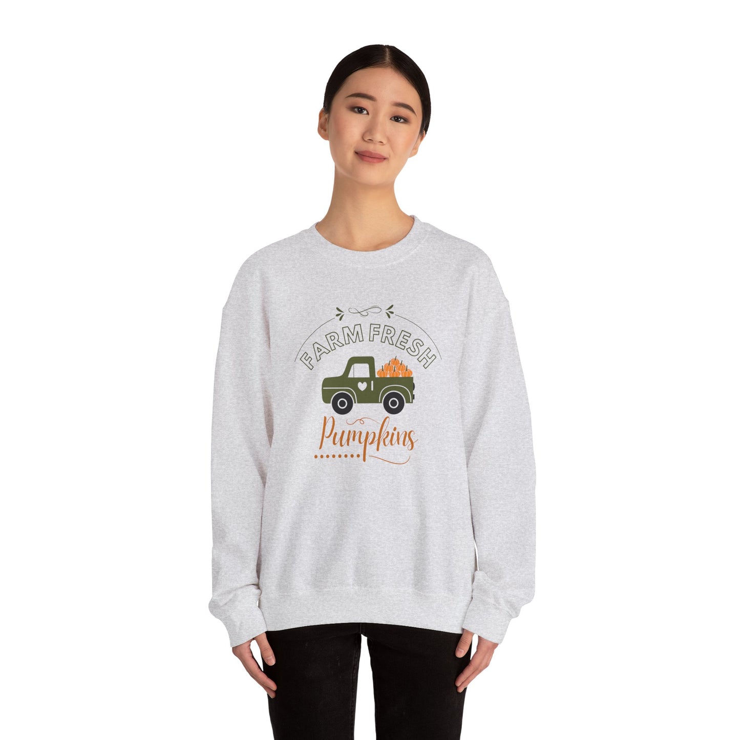 Farm Fresh Pumpkins Vintage Truck Crewneck
