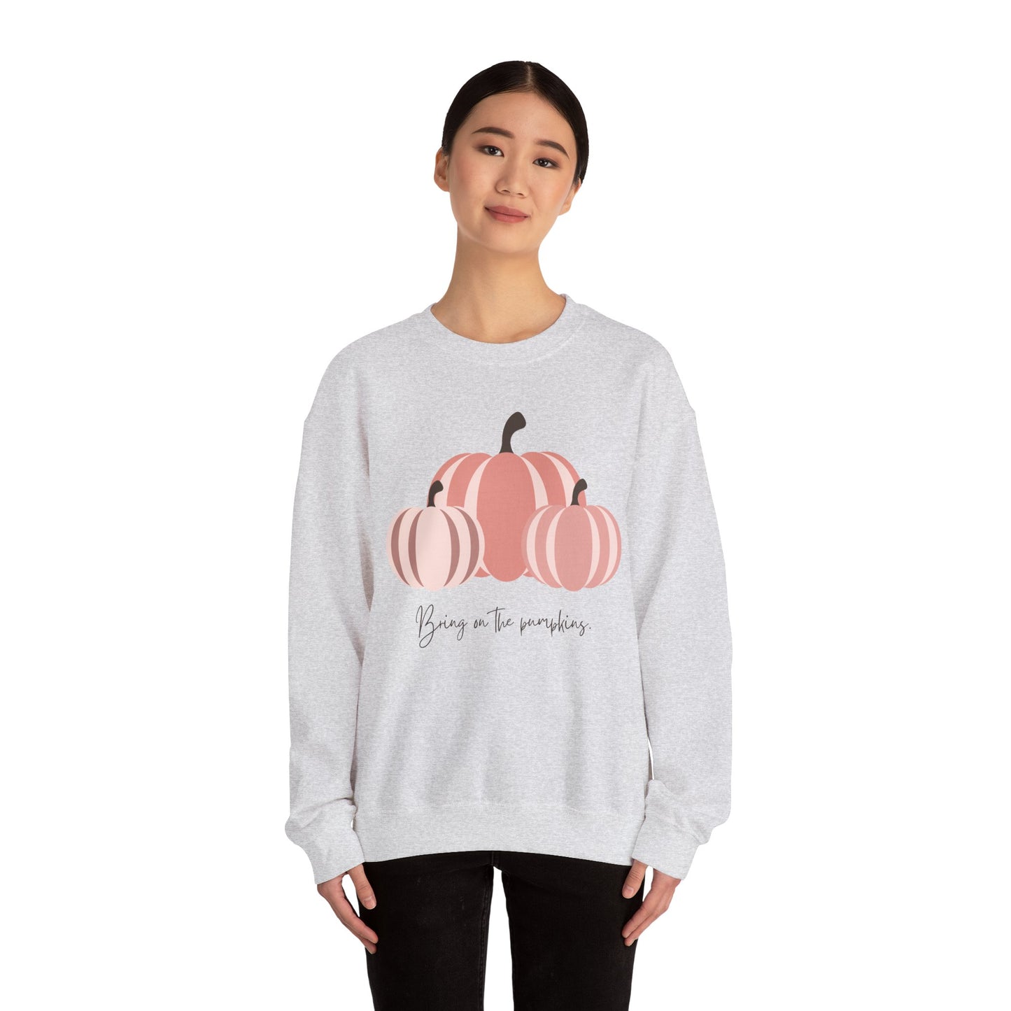 Bring On The Pumpkins Cozy Crewneck Sweatshirt