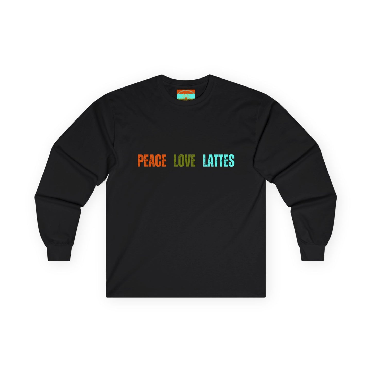 Peace Love Lattes Ultra Cotton Long Sleeve Tee