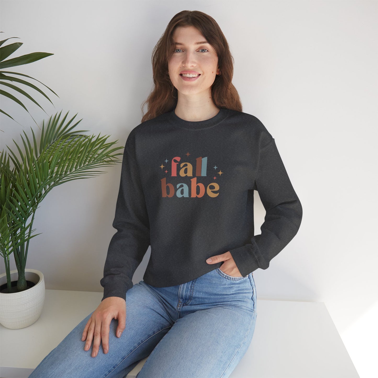 Fall Babe Cozy Crewneck Sweatshirt