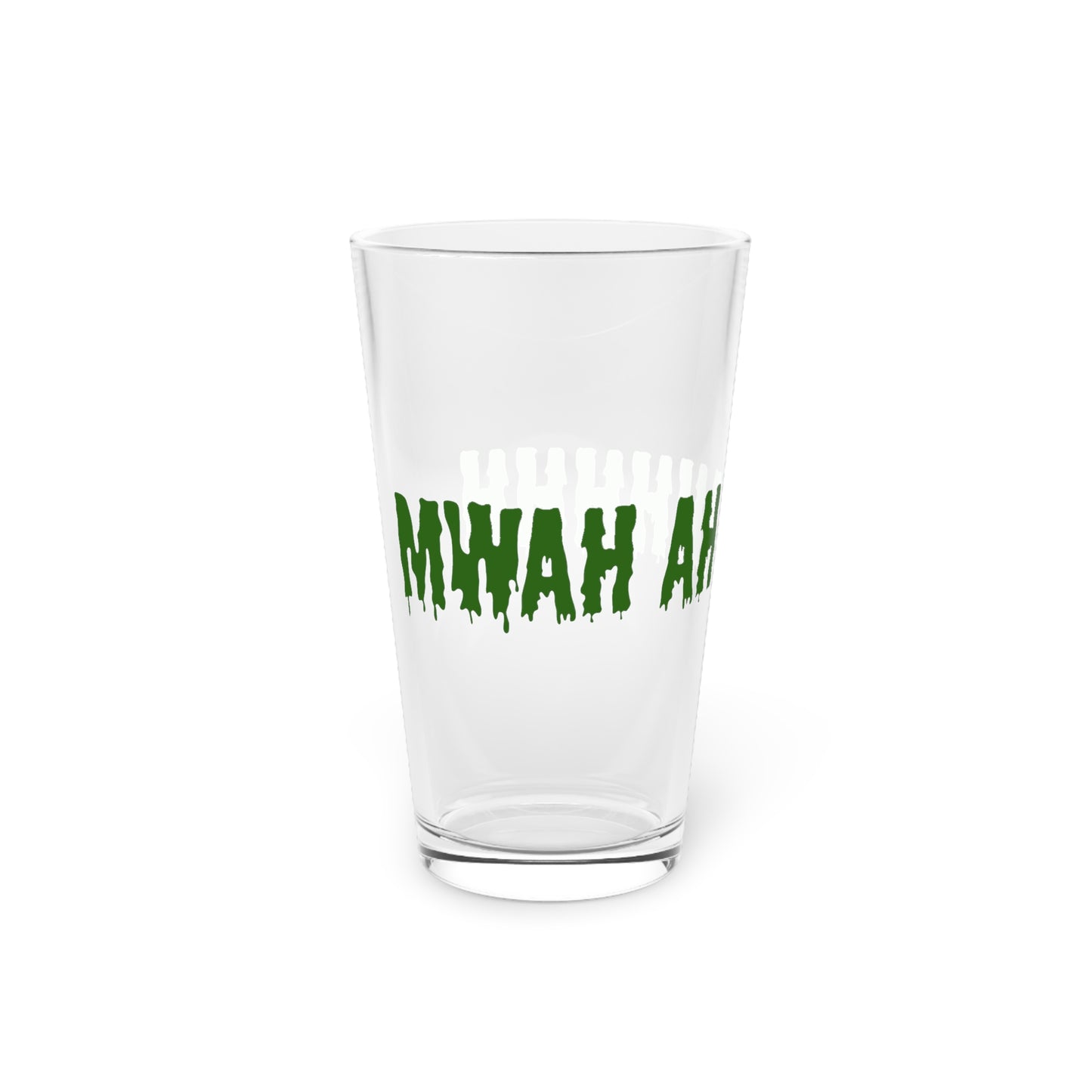 MWAH AH AHHHHH Halloween 16oz Pint Glass