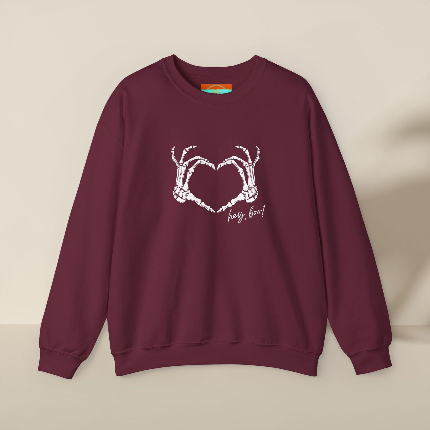 Hey Boo! Skeleton Hands Crewneck Sweatshirt