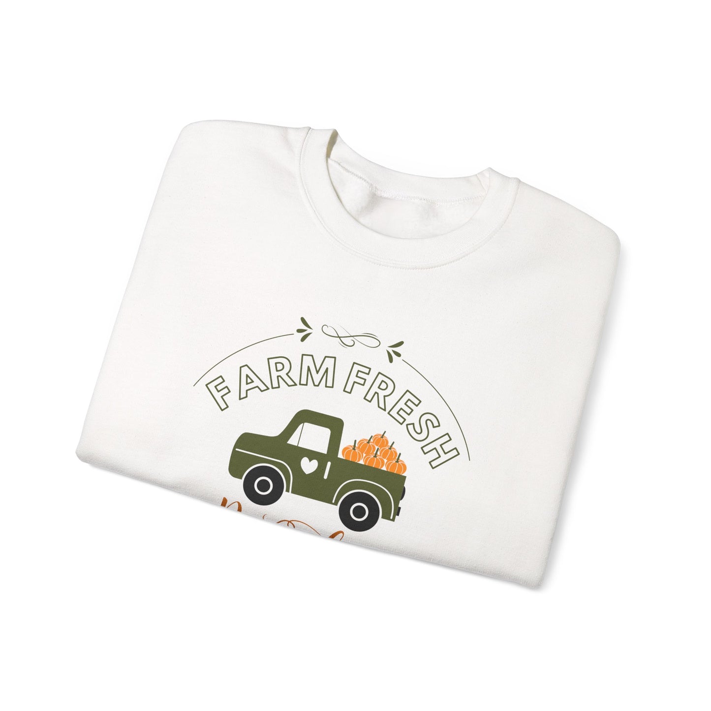 Farm Fresh Pumpkins Vintage Truck Crewneck