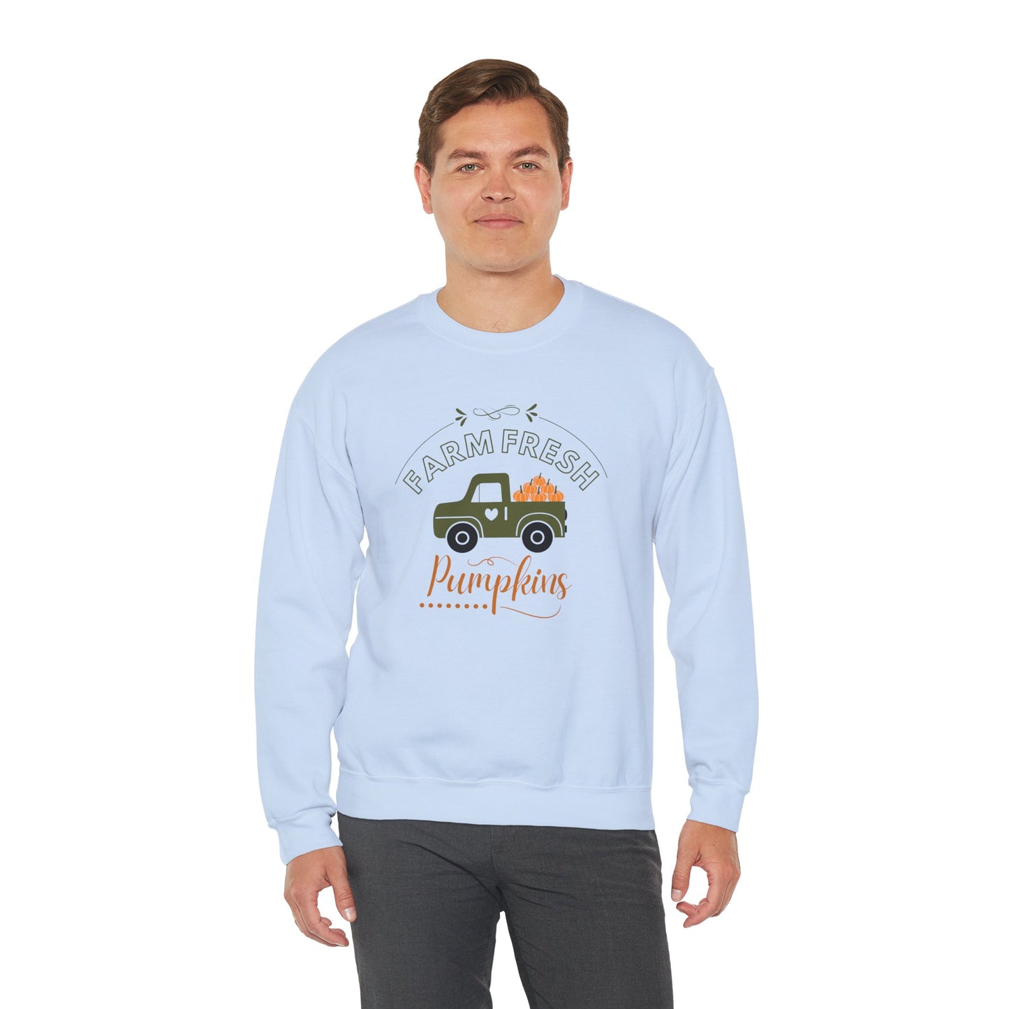 Farm Fresh Pumpkins Vintage Truck Crewneck