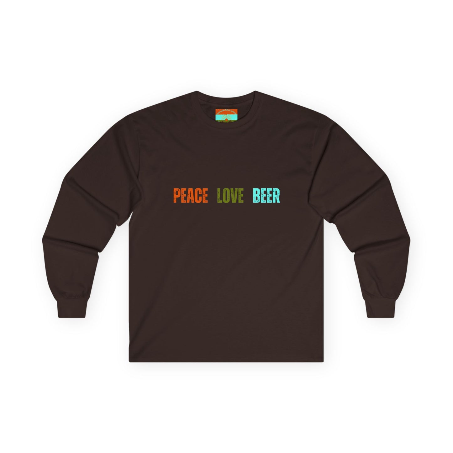Peace Love Beer Ultra Cotton Long Sleeve Tee