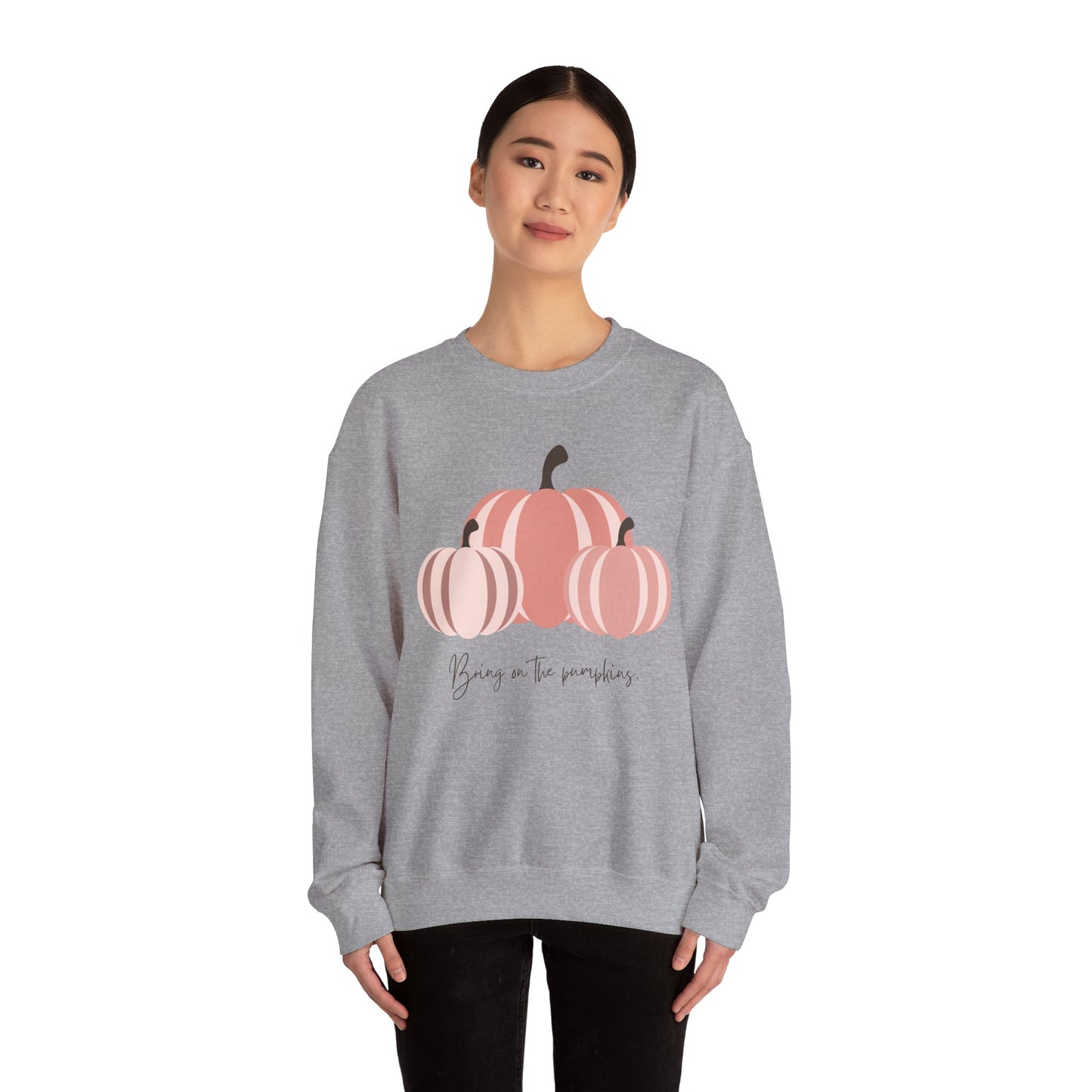 Bring On The Pumpkins Cozy Crewneck Sweatshirt