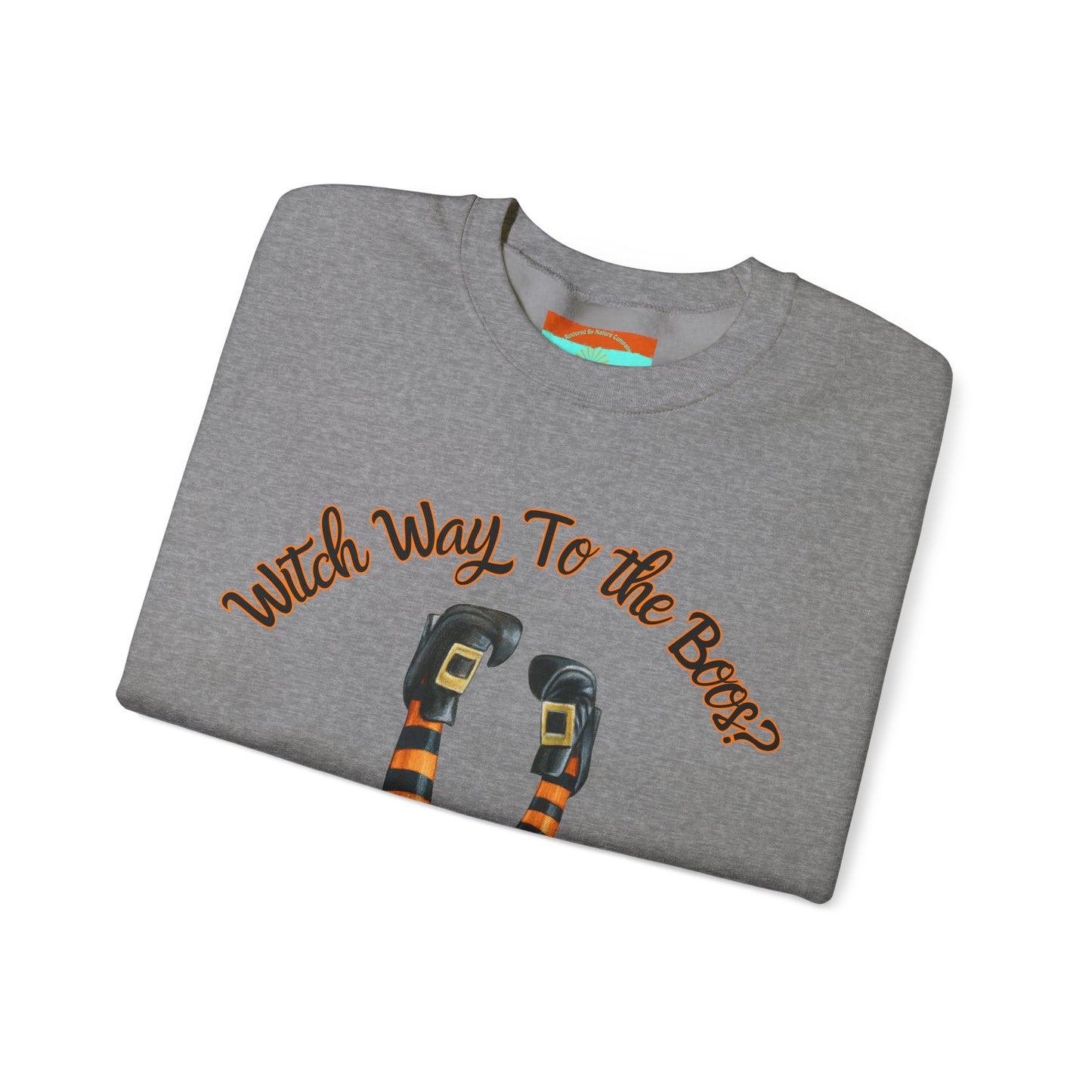 Witch Way To The Boos? Crewneck Sweatshirt