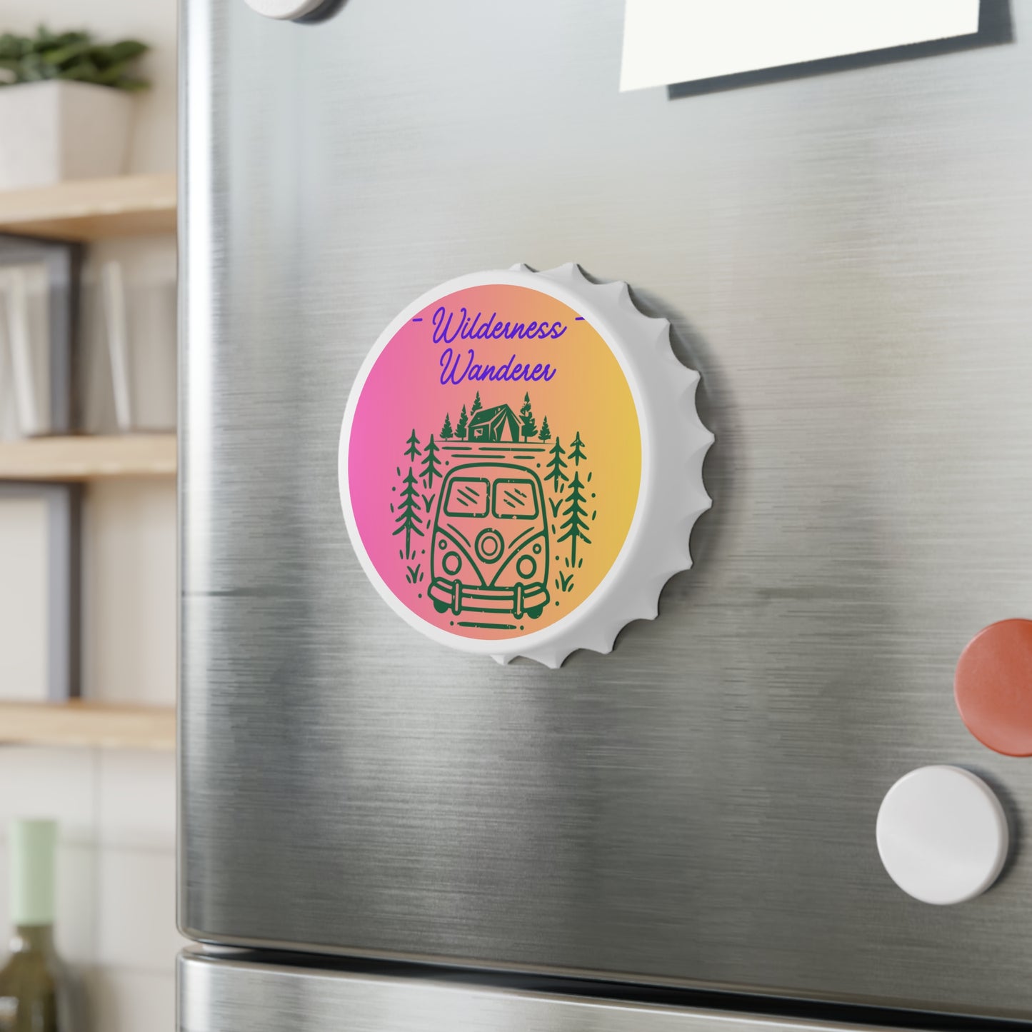 Wilderness Wanderer Bottle Opener Magnet